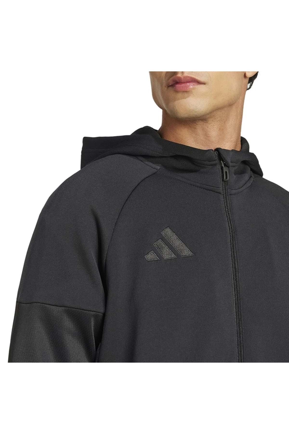 adidas Tiro 25 Fz Jacket Erkek Eşofman Üstü SİYAH görsel 6