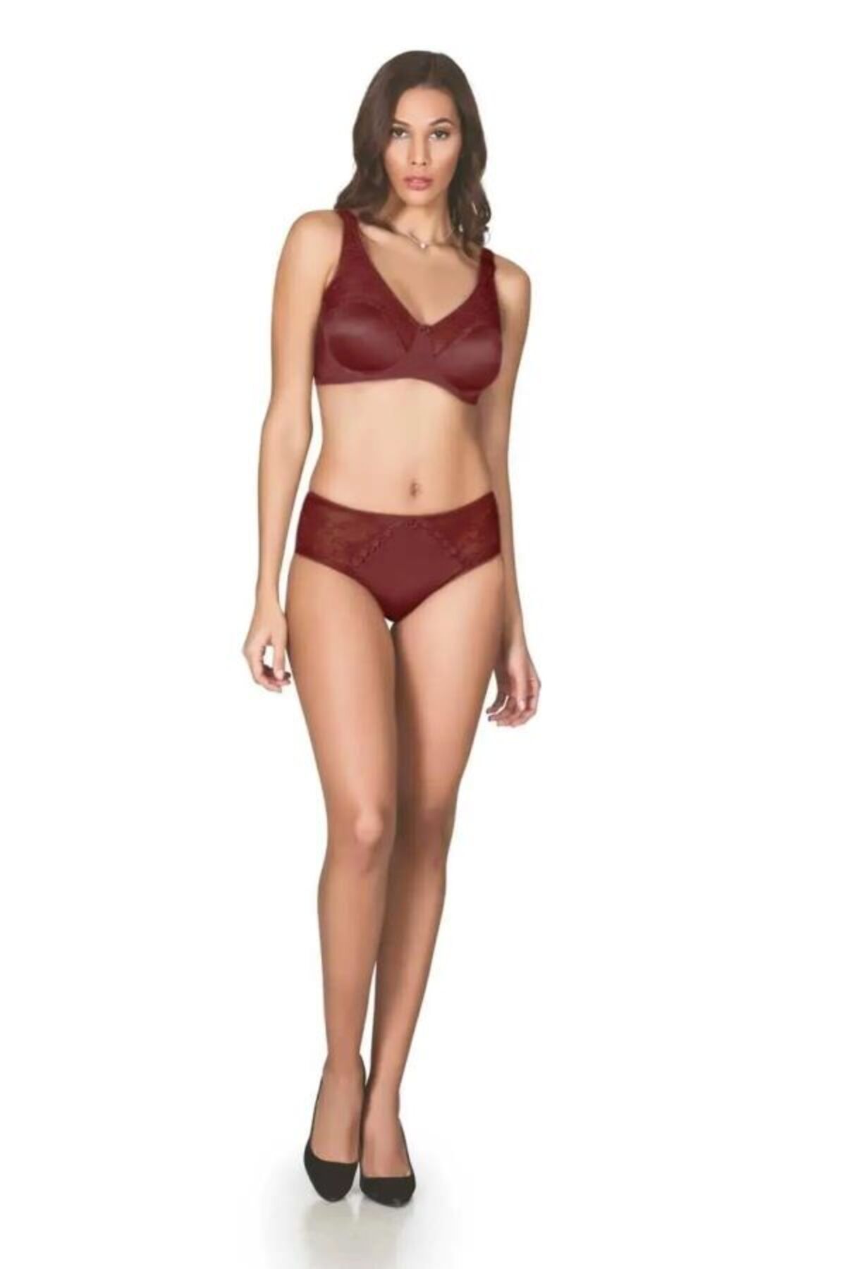 Le Jardin Lingerie Telli İçi Boş Dantel Takım Kod 5035