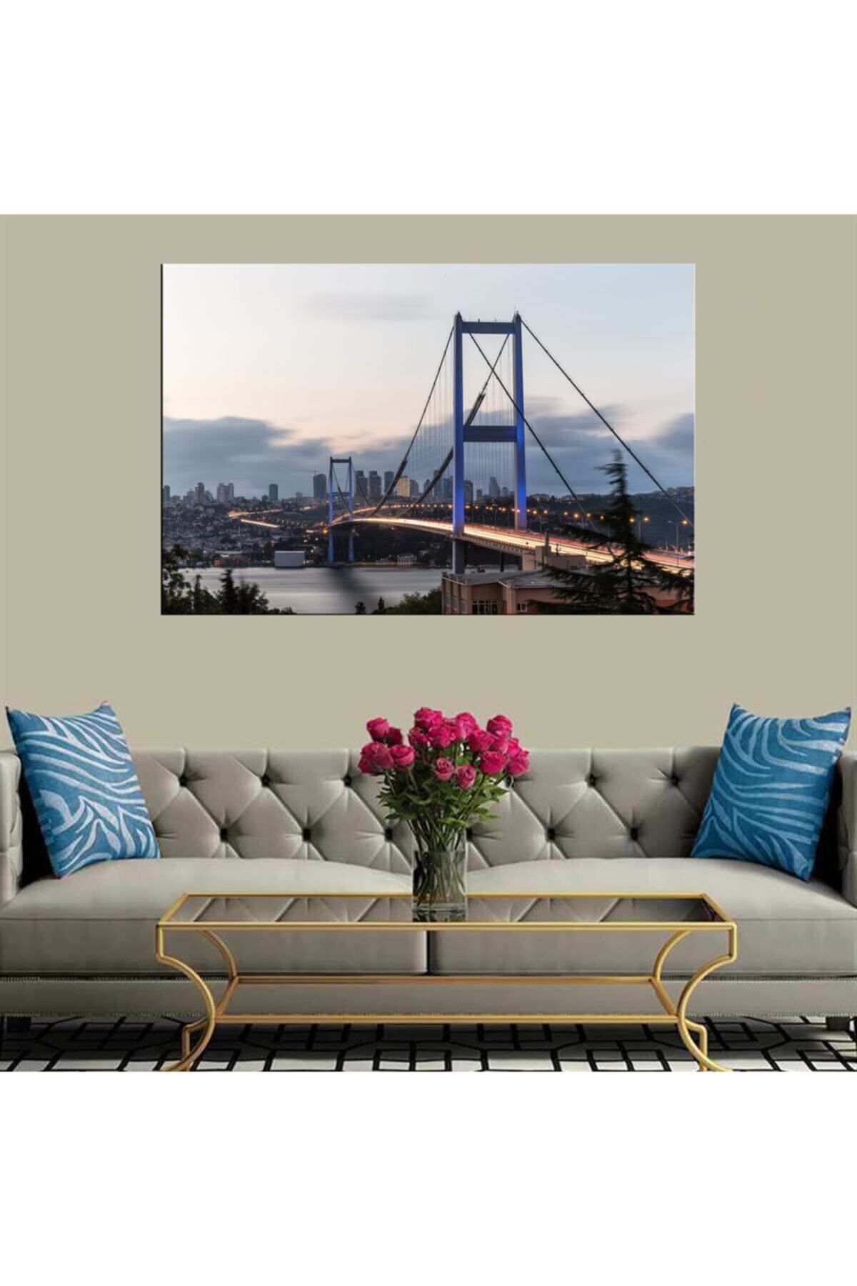 ASTABLO 70x100 Boğaz Manzarası Tablo