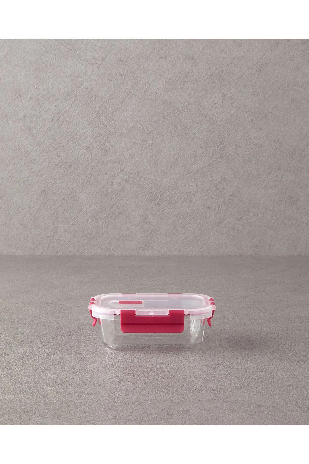 English Home Lock&Fresh Cam Saklama Kabı Pembe - 400 ml