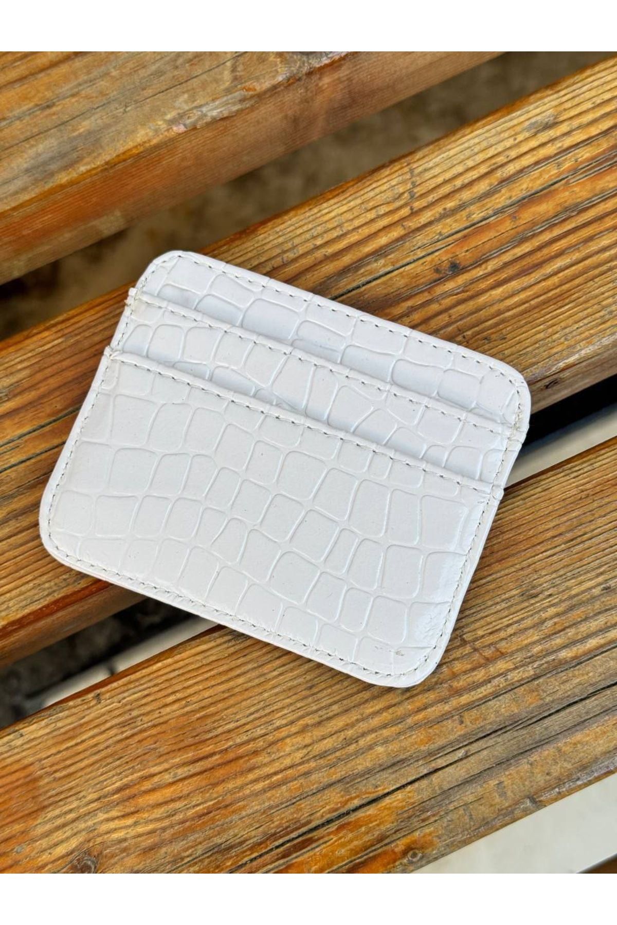 Detre Croco Deri Unisex Kartlık Cüzdan