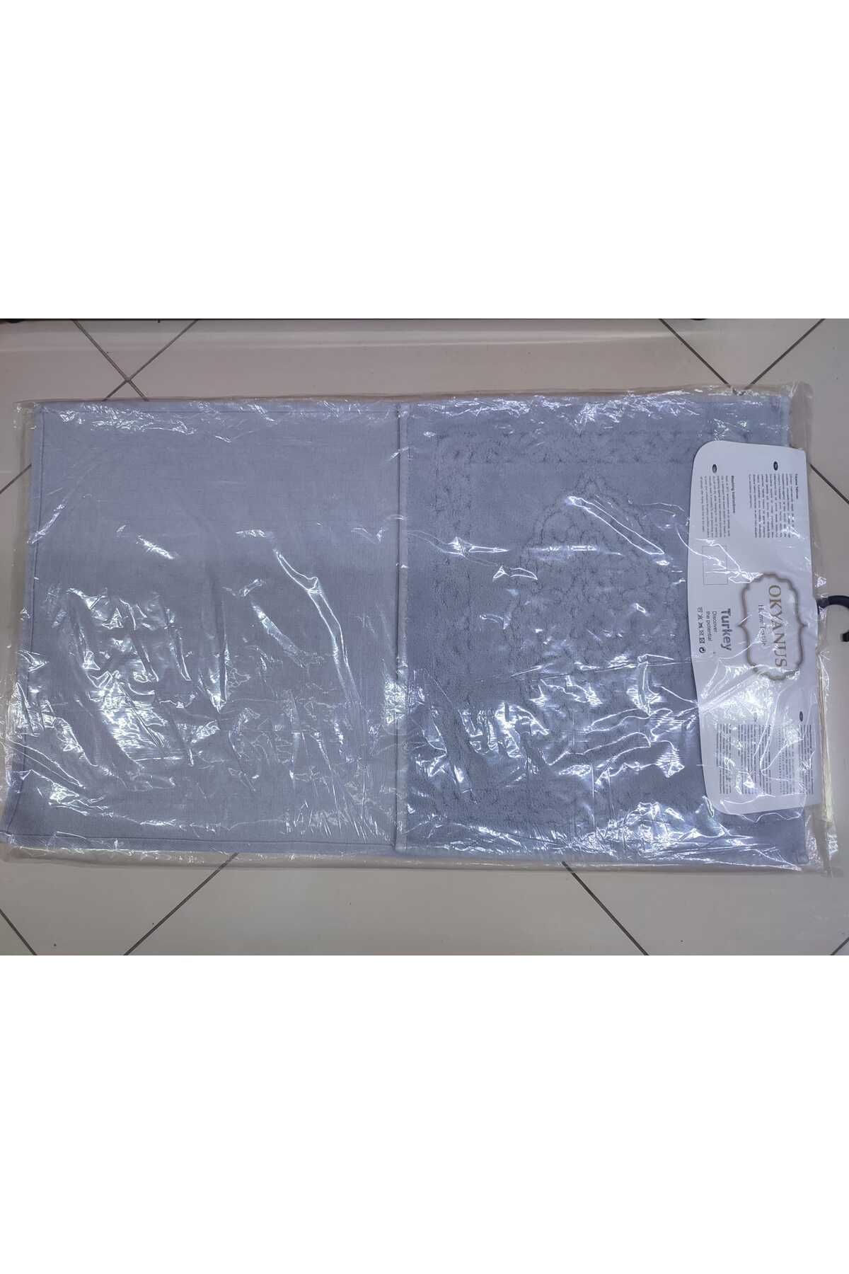 Işık Home Tekstil & Ambalaj %100 Pamuklu 2li Banyo Paspası