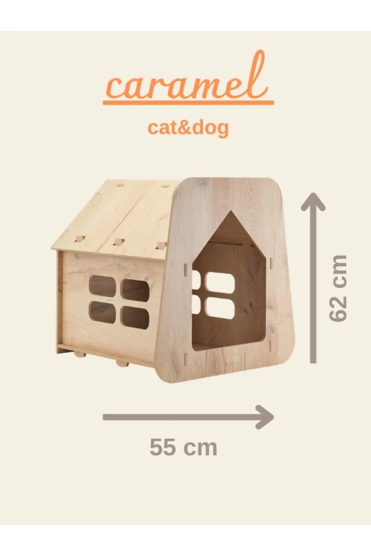 Pige Caramel Kedi - Köpek Evi Ravoli