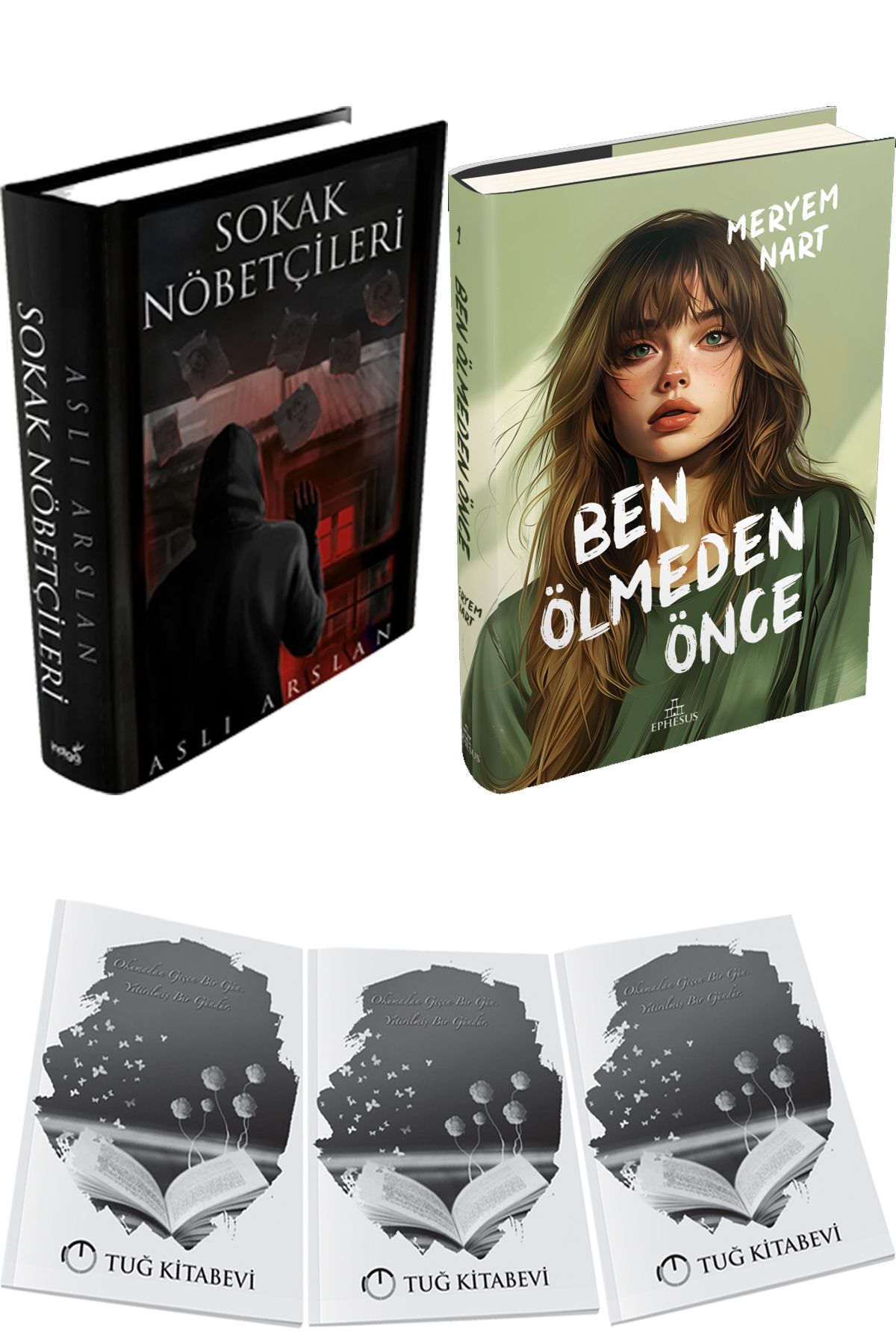 İndigo Kitap Sokak Nöbetçileri 1 Ciltli ve Ben Ölmeden Önce Ciltli + Hediyeli