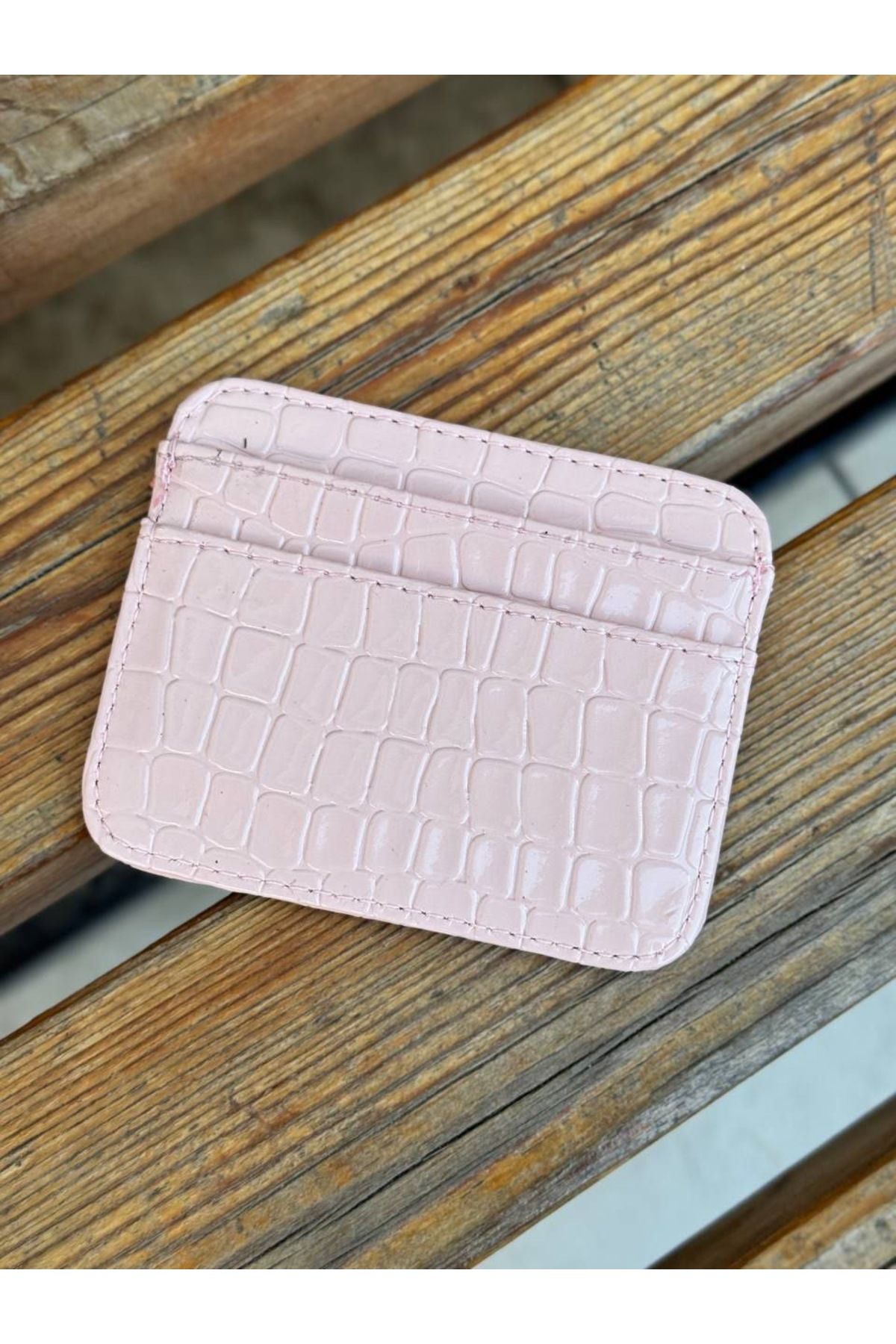 Detre Croco Deri Unisex Kartlık Cüzdan