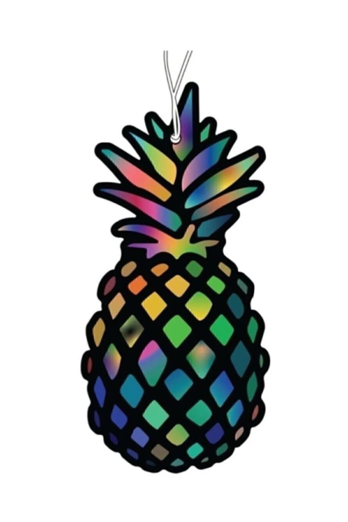 Aura Master Renkli Ananas Tasarımlı Dekoratif Oto, Ev, Ofis Kokusu Ve Aksesuarı