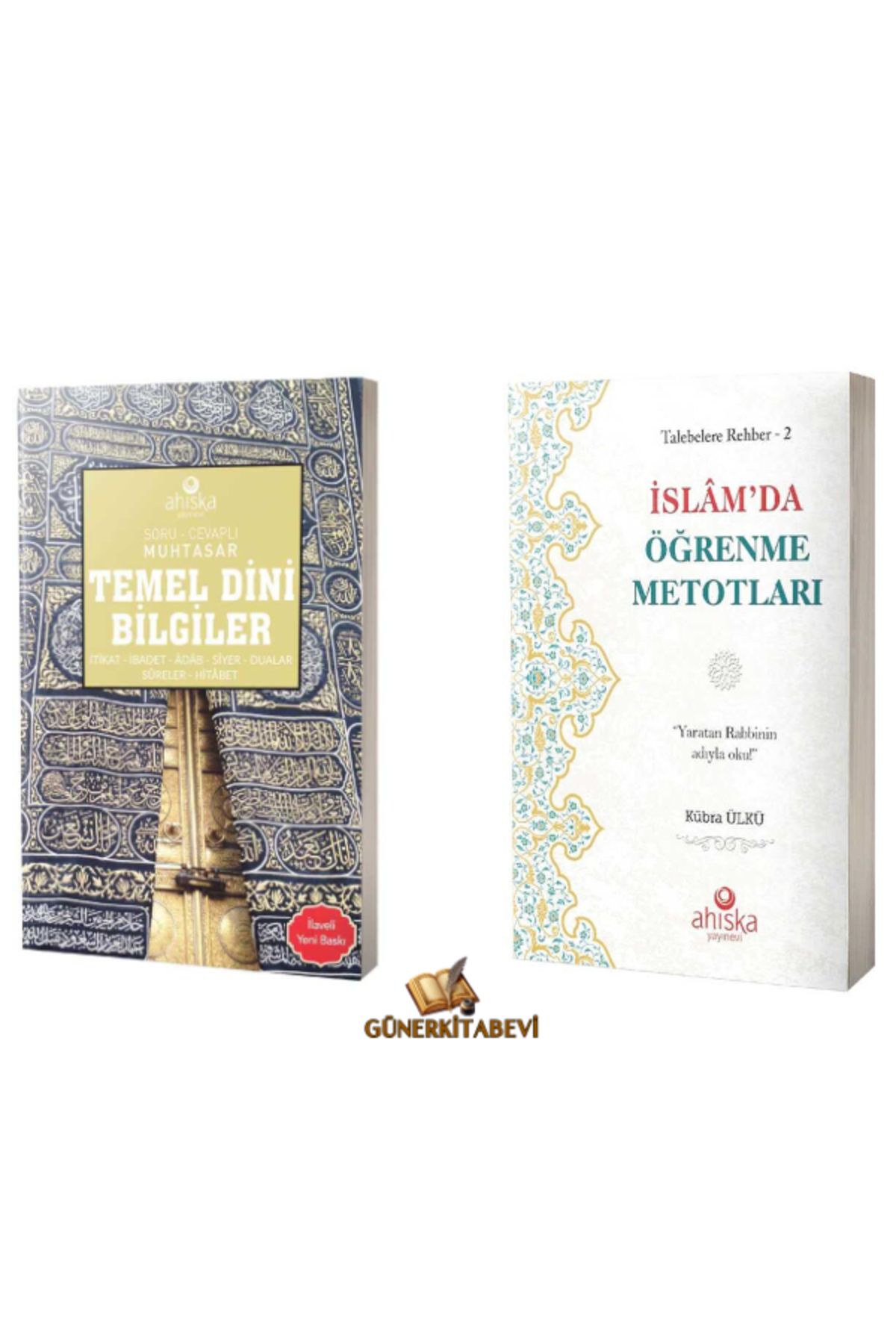 Ahıska Yayınevi Temel Dini Bilgiler & İslamda Öğrenme Metotları 2 kitap