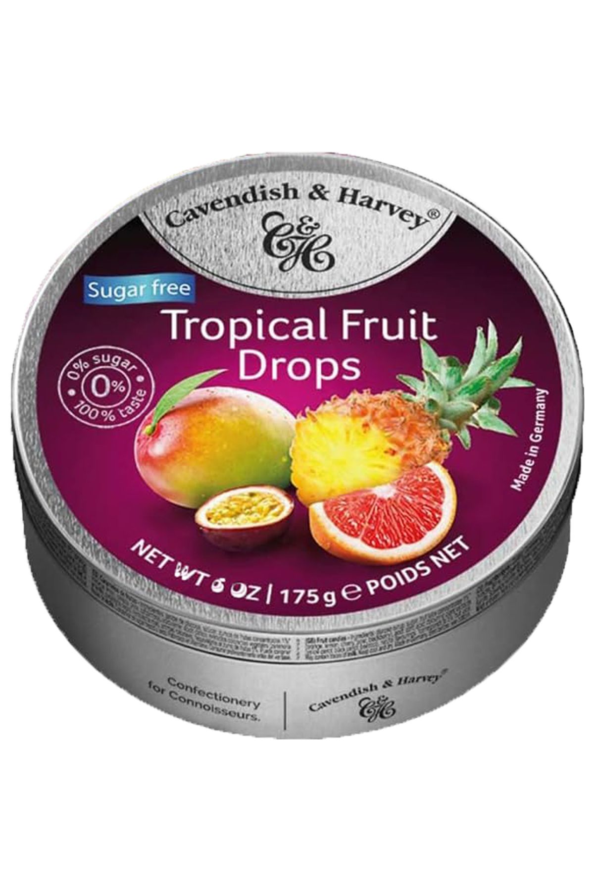 Cavendish CAVENDİSH & HARVEY TROPİCAL FRUİT DROPS SUGAR FREE (TROPİK MEYVE) ŞEKERSİZ 175 GR
