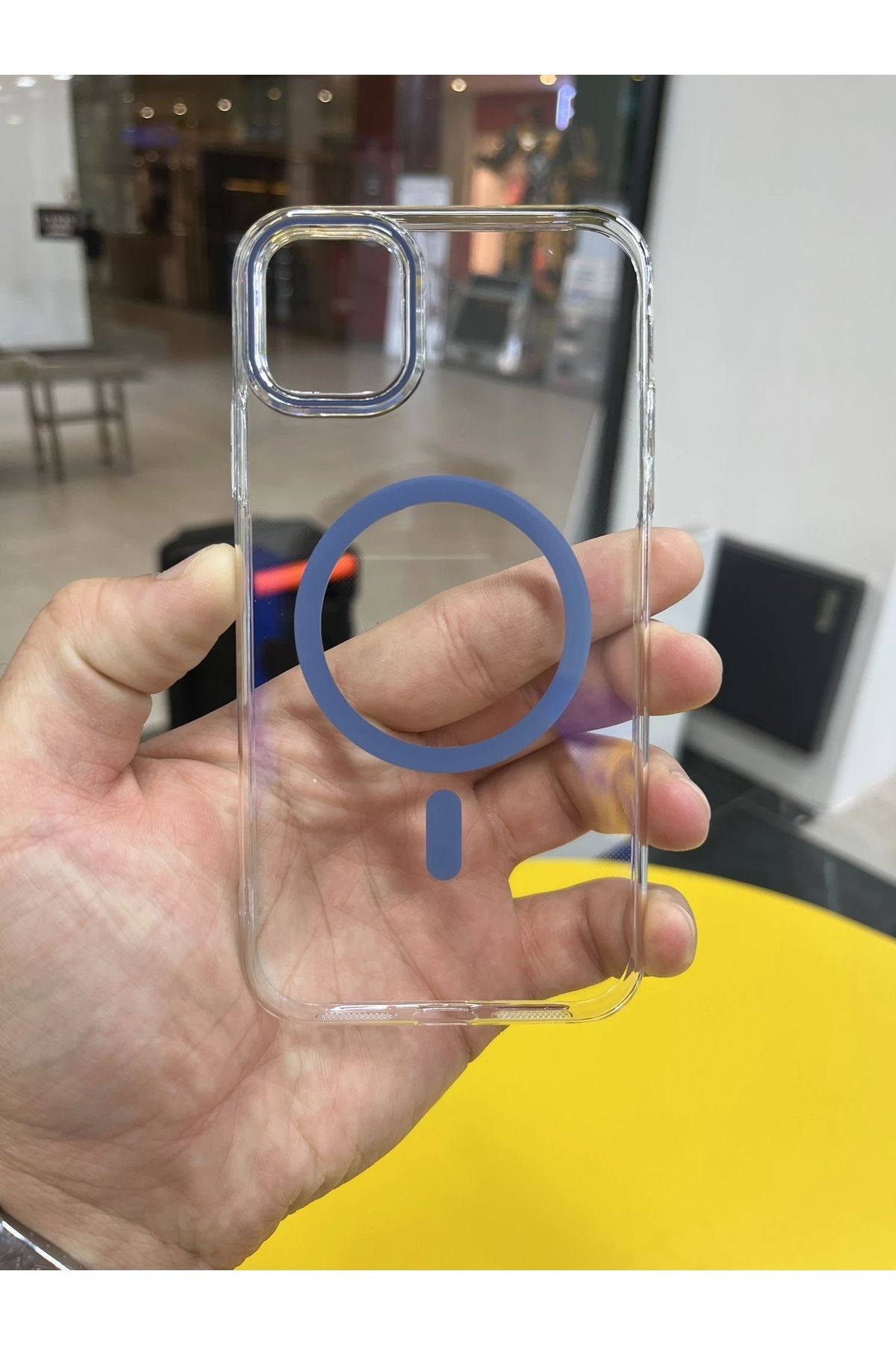lucek cases İPhone 11 Uyumlu Şeffaf MagSafe Özellikli Geç Sararma Yapan Kıılıf