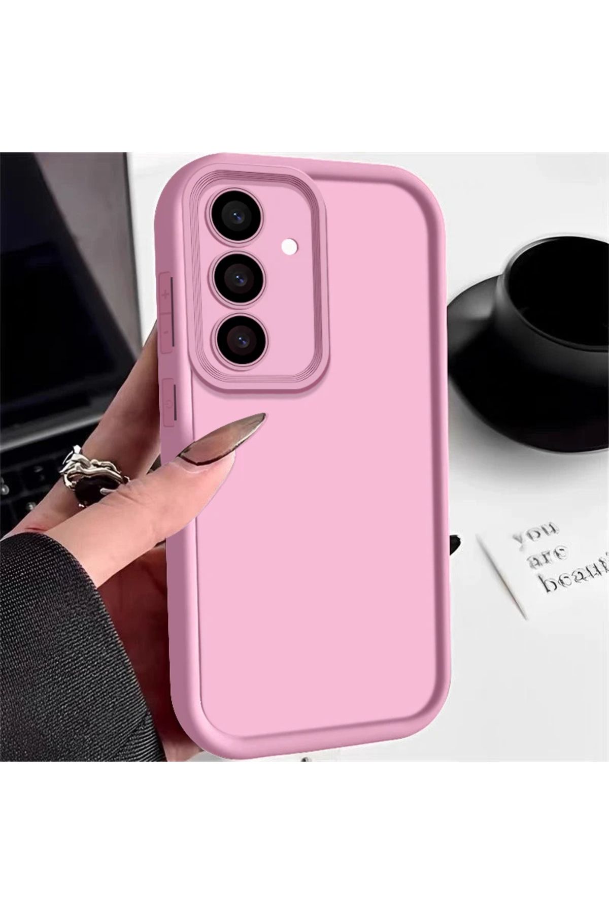 GRABONO SAMSUNG GALAXY A56 Kılıf Kamera Korumalı Yüksek Darbeye Dayanıklı Candy Case Kapak