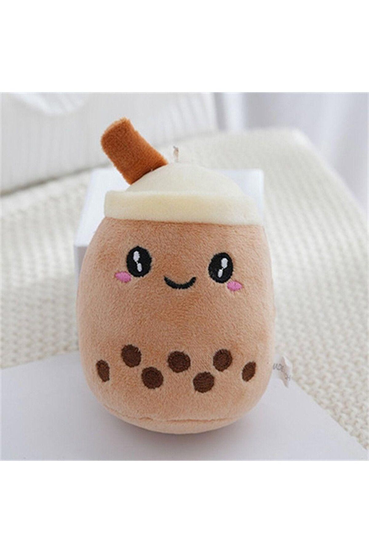eco sepet Bubble Tea Peluş Oyuncak Anahtarlık