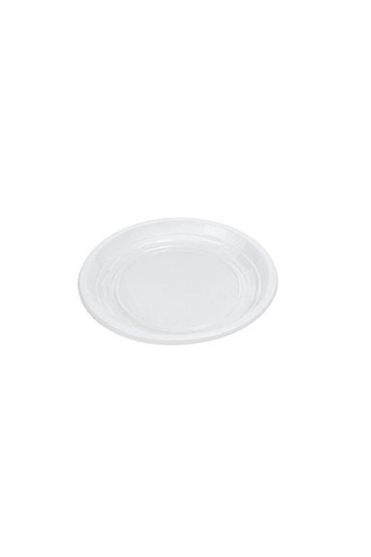 supertrend Süpertrend Roll-up Plastik Tabak Beyaz Ekonomik 21cm 100lü