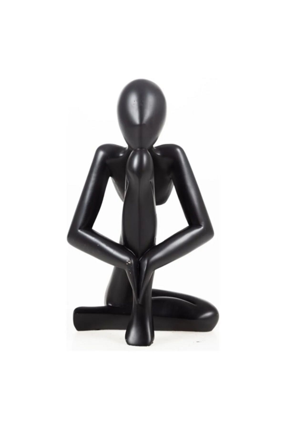 Dekoromi Dekoratif Yogacı Adam Heykeli Biblo (30x17cm)