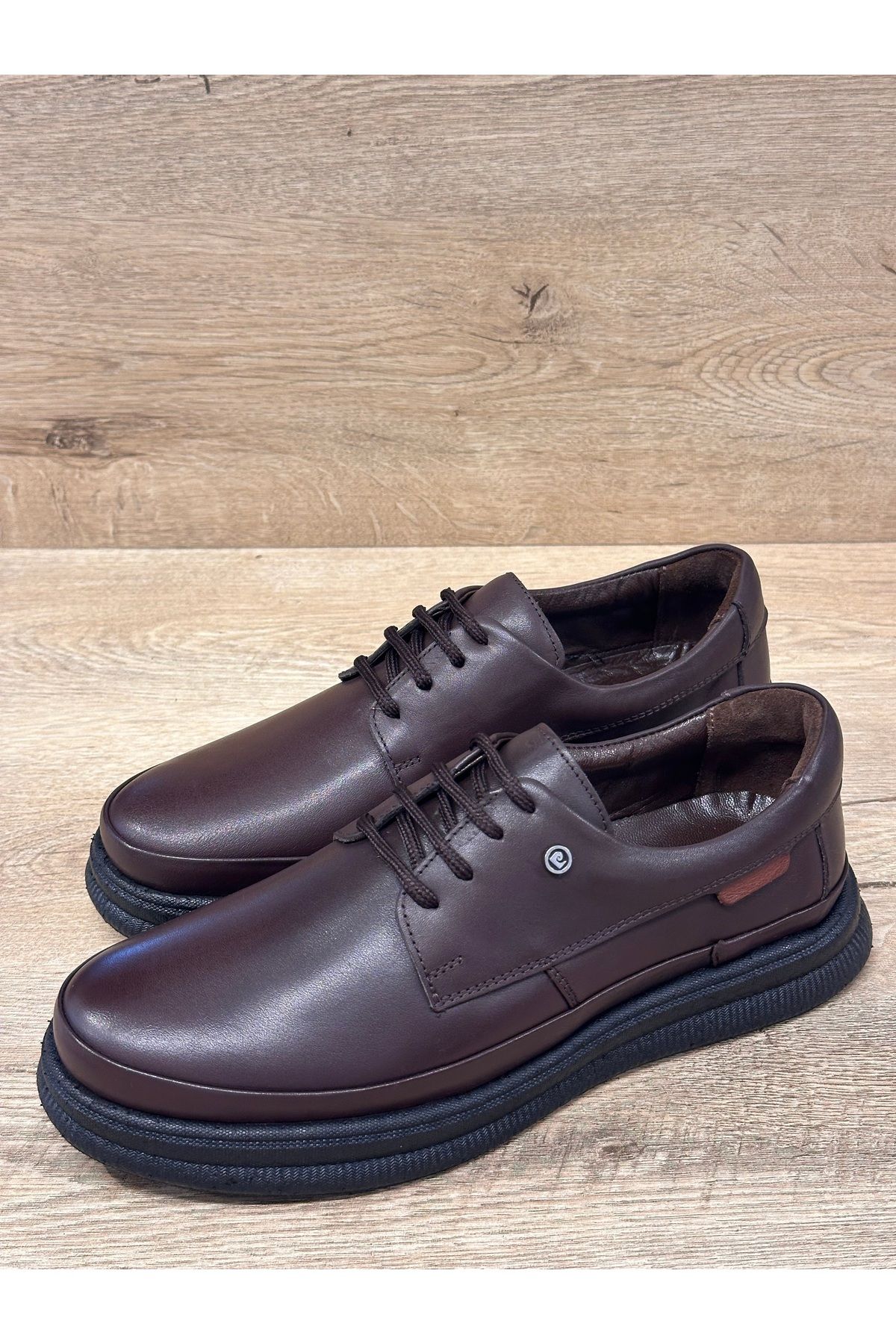 Pierre Cardin Bağcıklı Comfy Taban Ultra Hafif Ortopedik Hakiki Deri Casual Erkek Ayakkabı