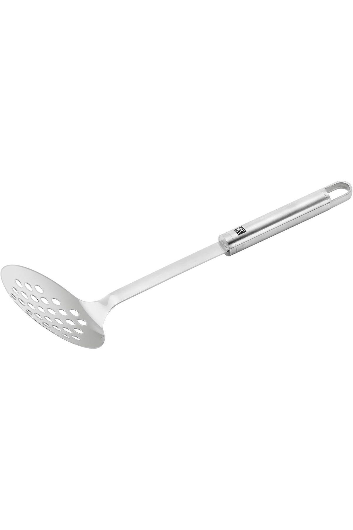 MCreative Pro Kevgir Yuvarlak Delikli, 33 cm, Metalik Gri, 18/10 Paslanmaz Çelik