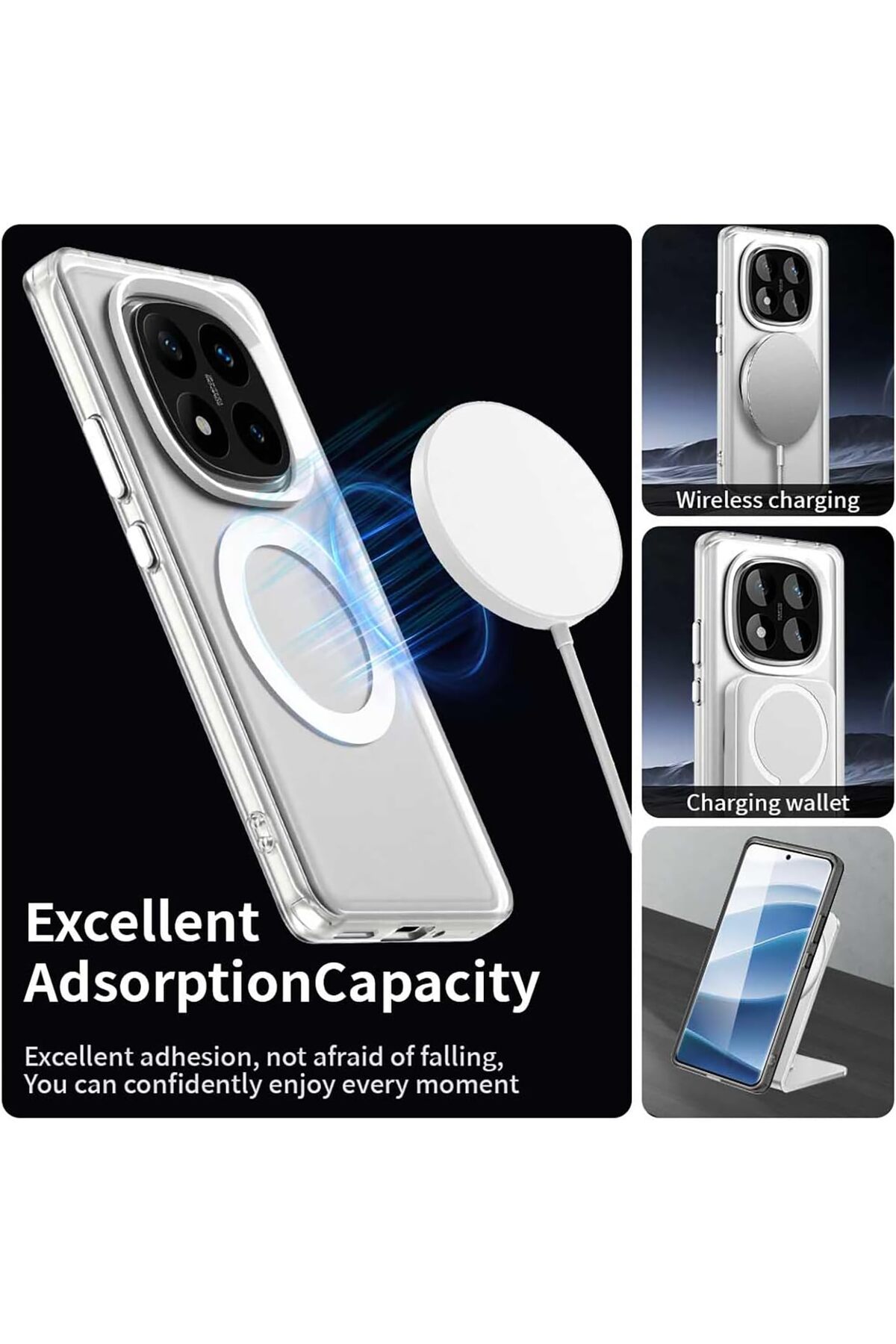 Rivor Xiaomi Redmi Note 14 Pro Plus+ Kılıf Kamera Çıkıntılı Magsafe Ve ...