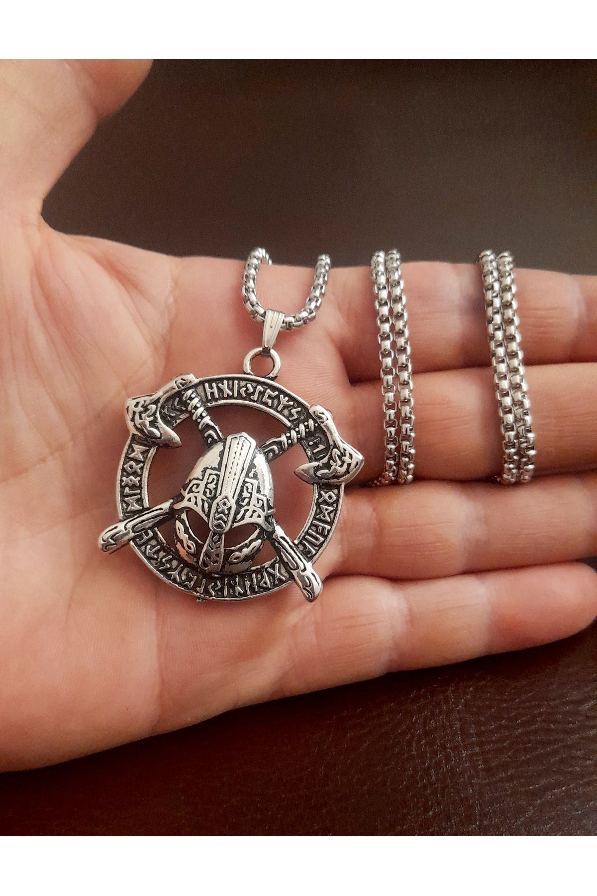 E&F Takı SPARTA SAVAŞÇISI TASARIM ERKEK KOLYE