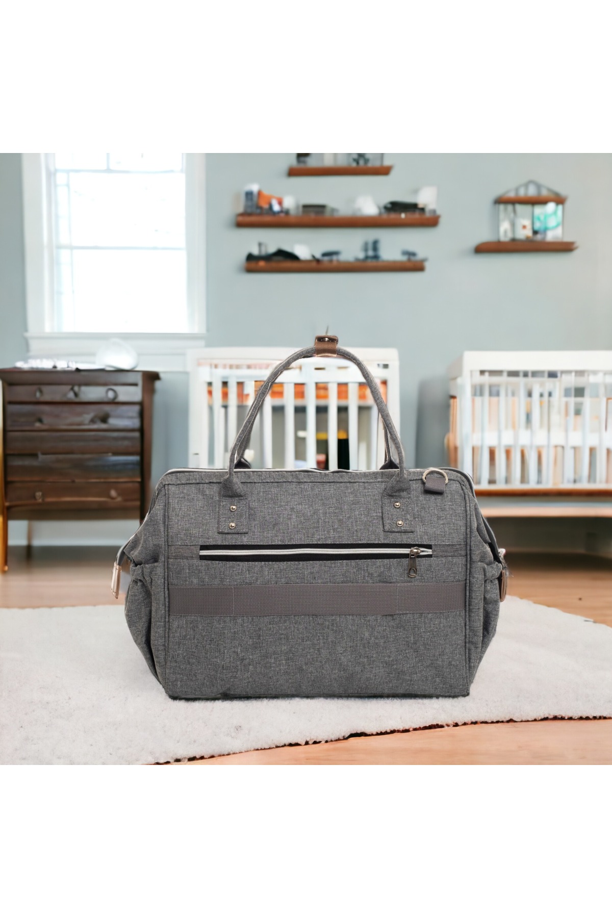 Pimadyo Büyük Doğum Seti (Hastane Çıkışı, Omuz ve Sırt Çantası, Battaniye, 10'lu Mendil ve 3'lÜ Çorap) fotoğrafı 7 (önizleme)