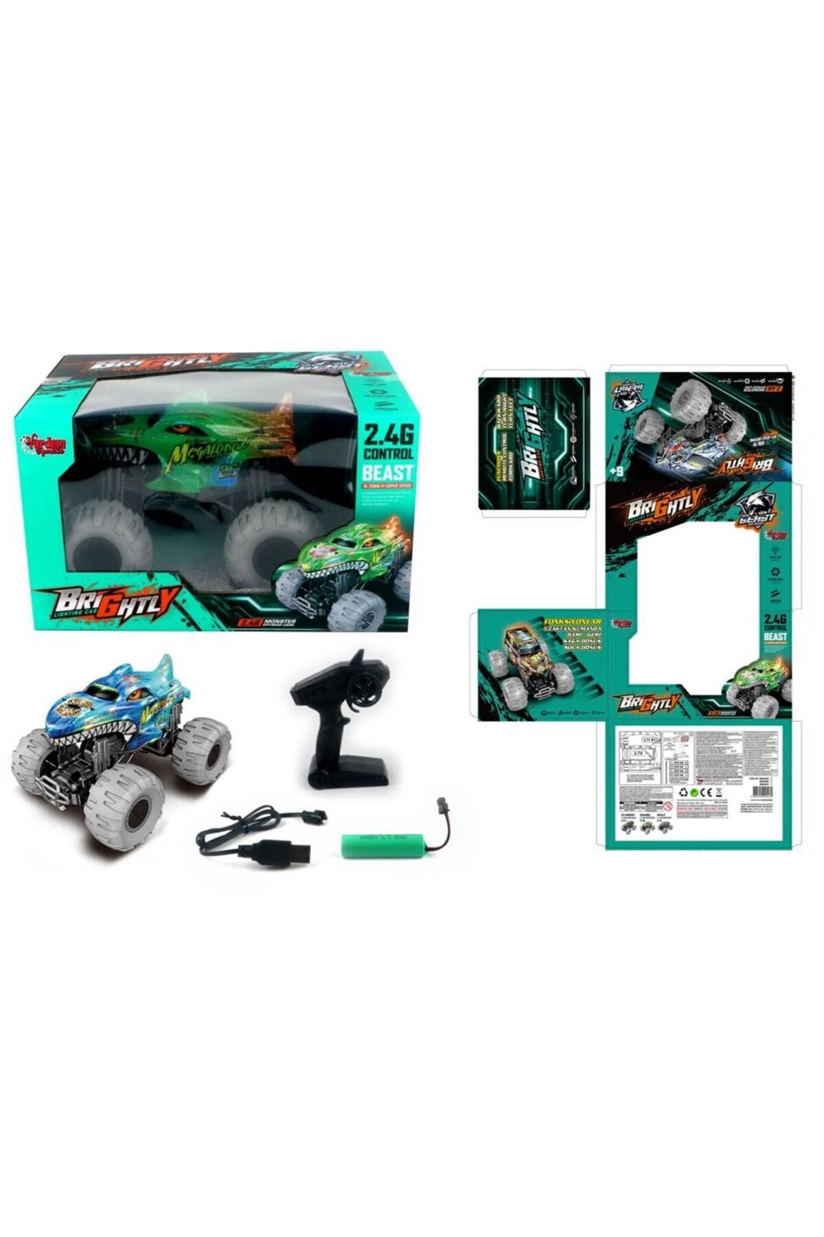 Russet UZAKTAN KUMANDALI ŞARJLI IŞIKLI OFF ROAD -VRD