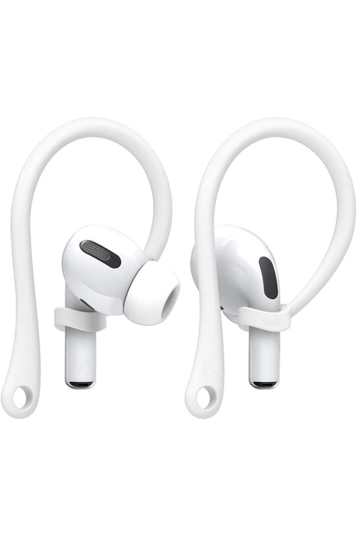 yenibagshop 4 3 2 1 Pro Pro 2 Nesil Uyumlu Silikon Kulaklık Tutucu Kulak Askısı Düşmeyi Önleyici (Beyaz)