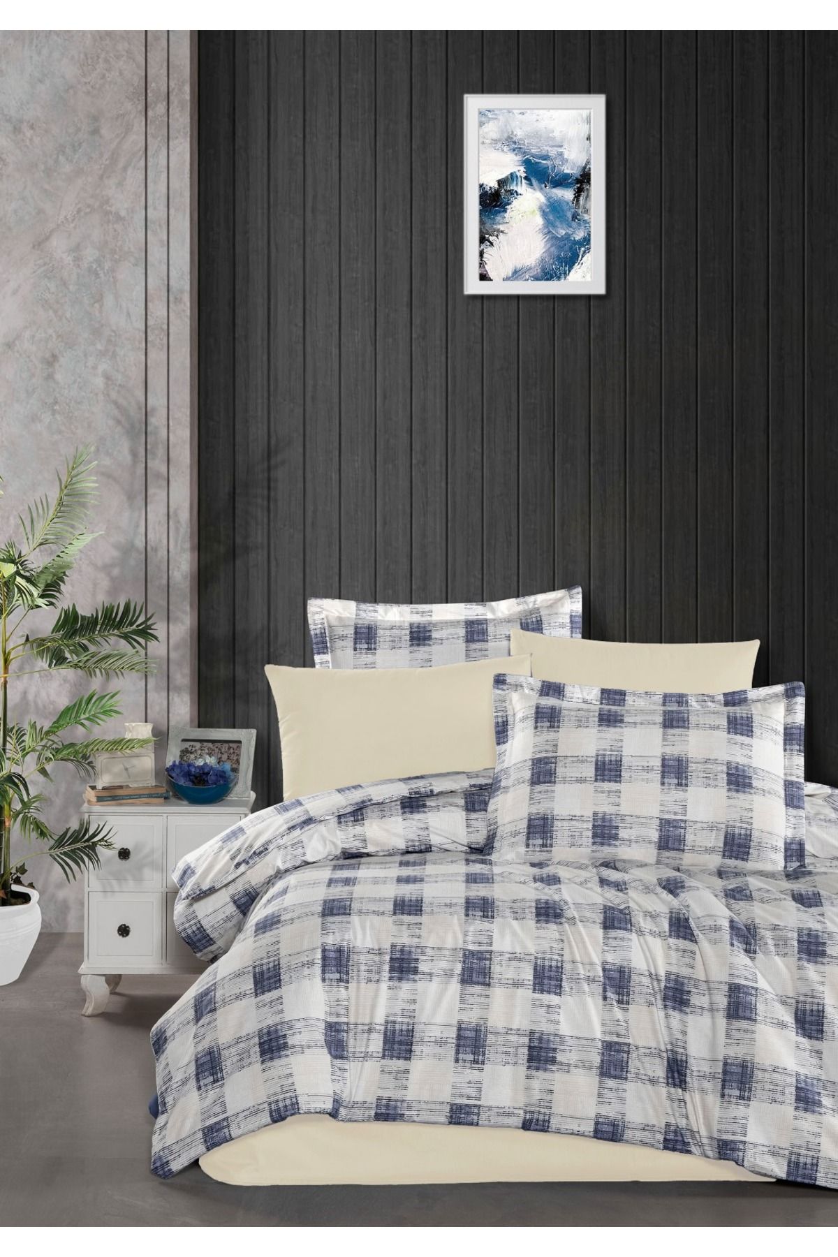 SELONYA nevresim takımı çift kişilik %100 cotton