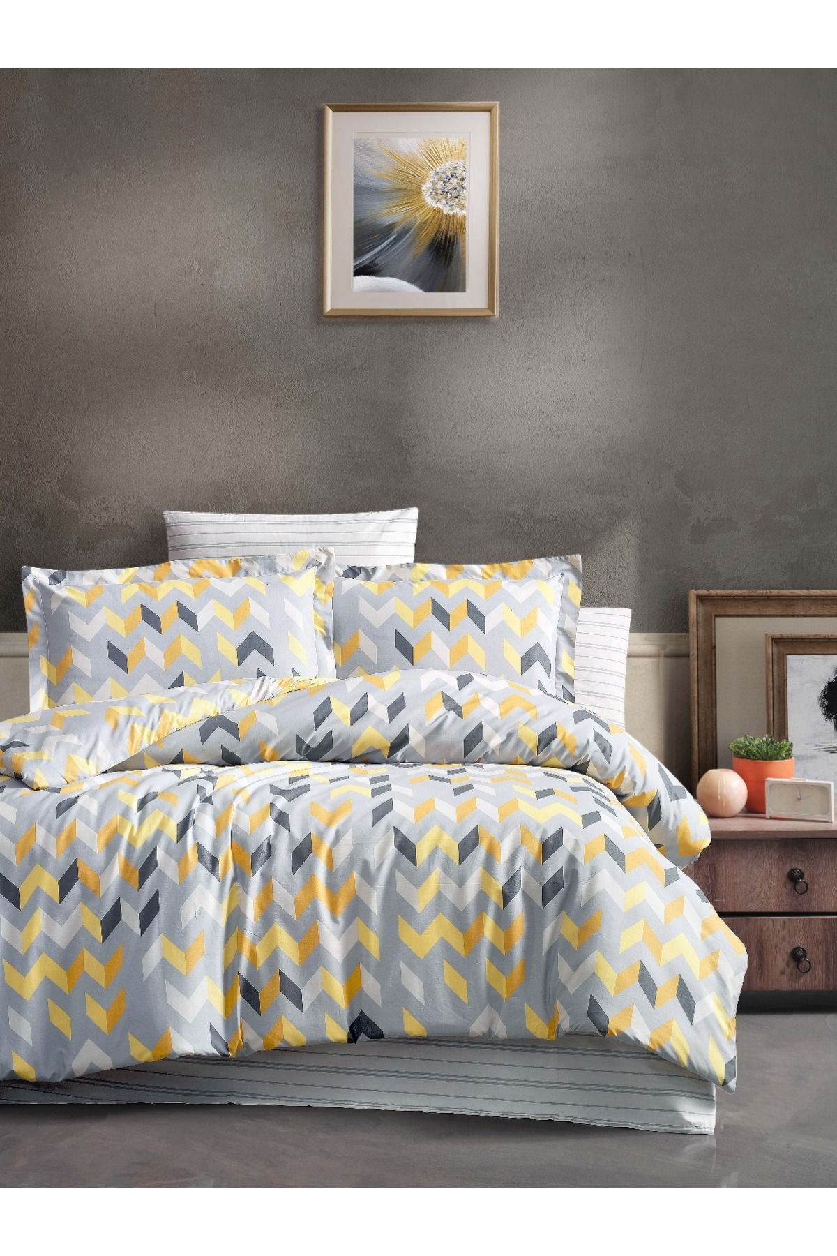 SELONYA nevresim takımı çift kişilik %100 cotton