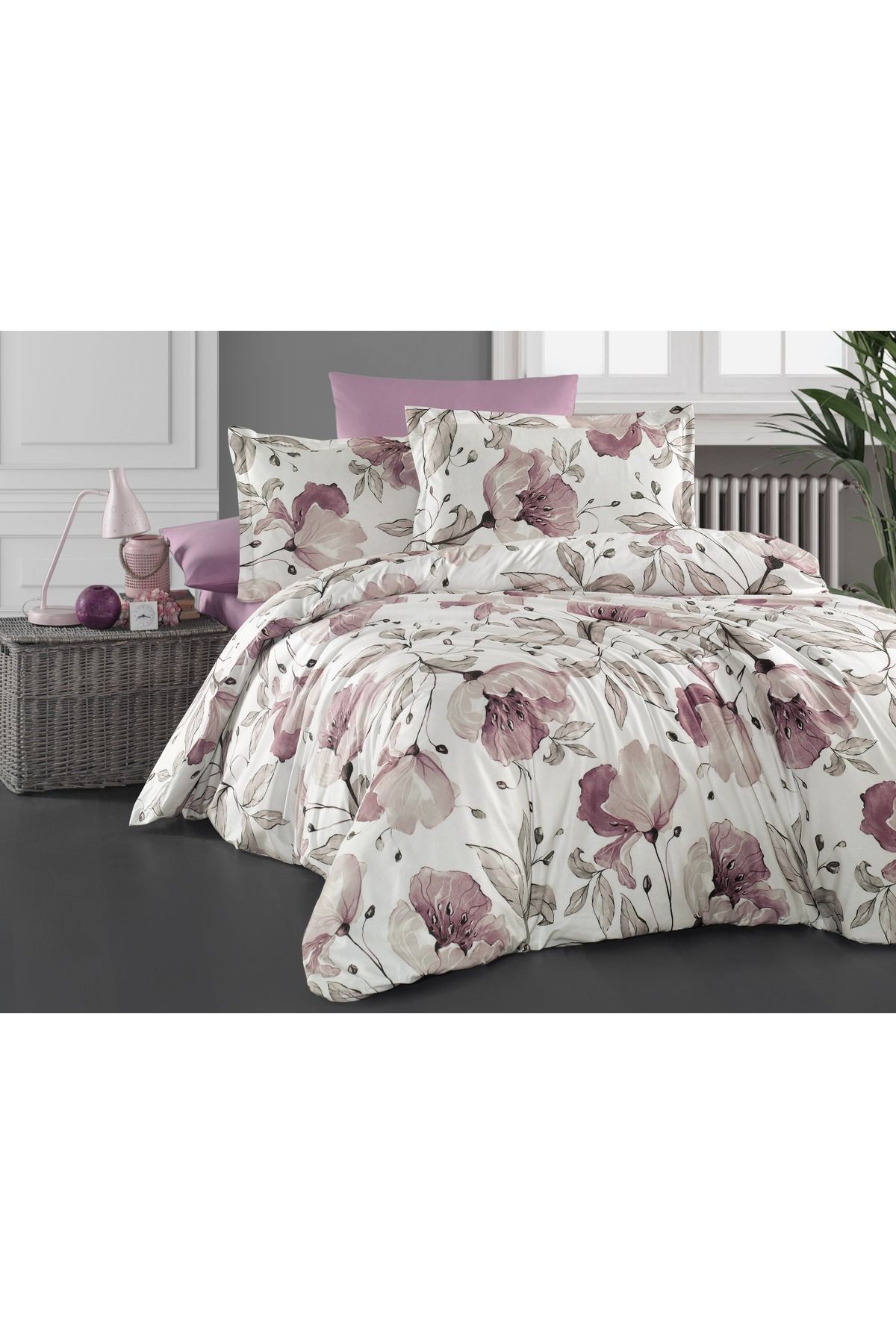 SELONYA nevresim takımı çift kişilik %100 cotton