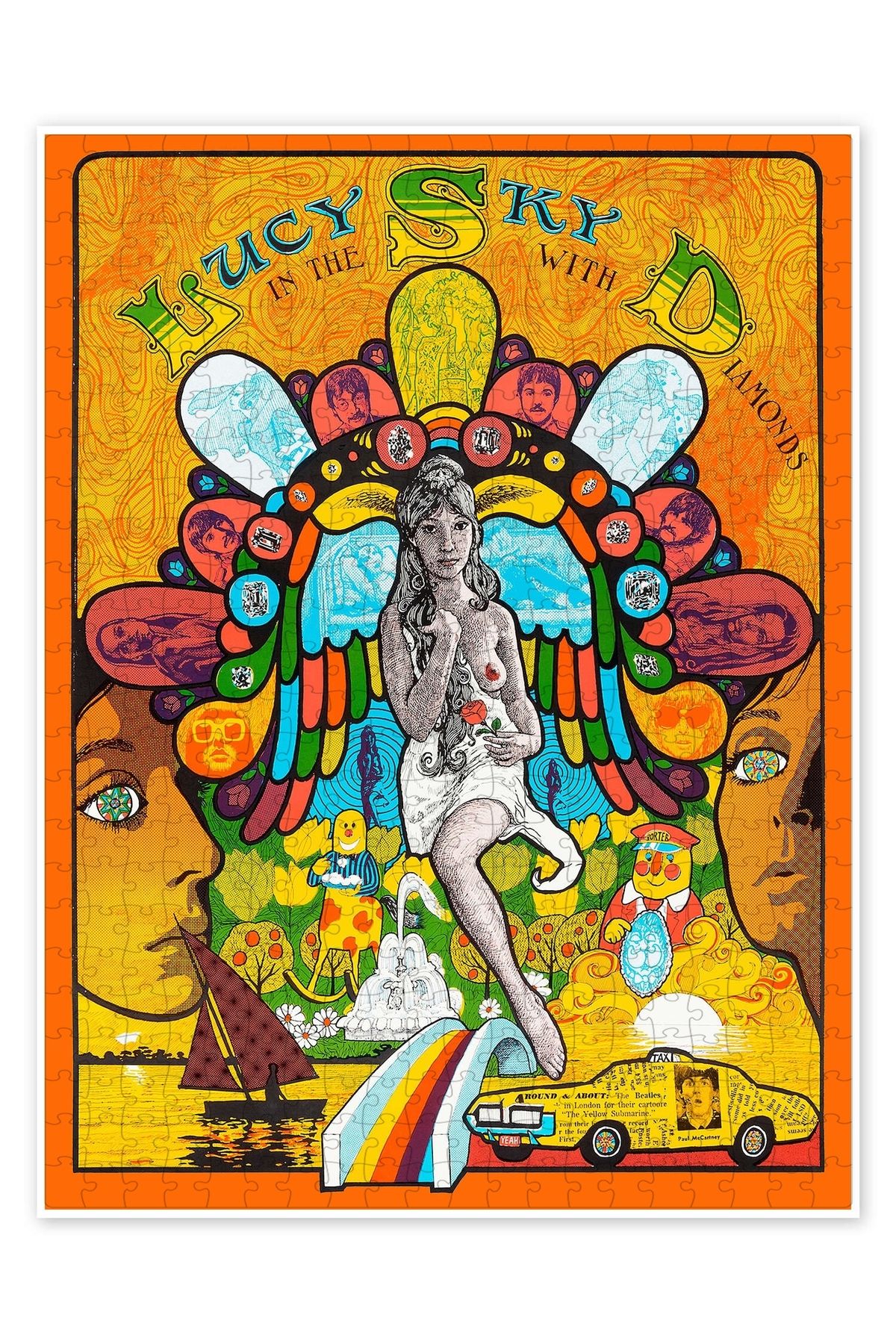 Jeronkarji Lucy In The Sky With Diamonds 500 Parça Puzzle Yapboz Klasik Film Temalı