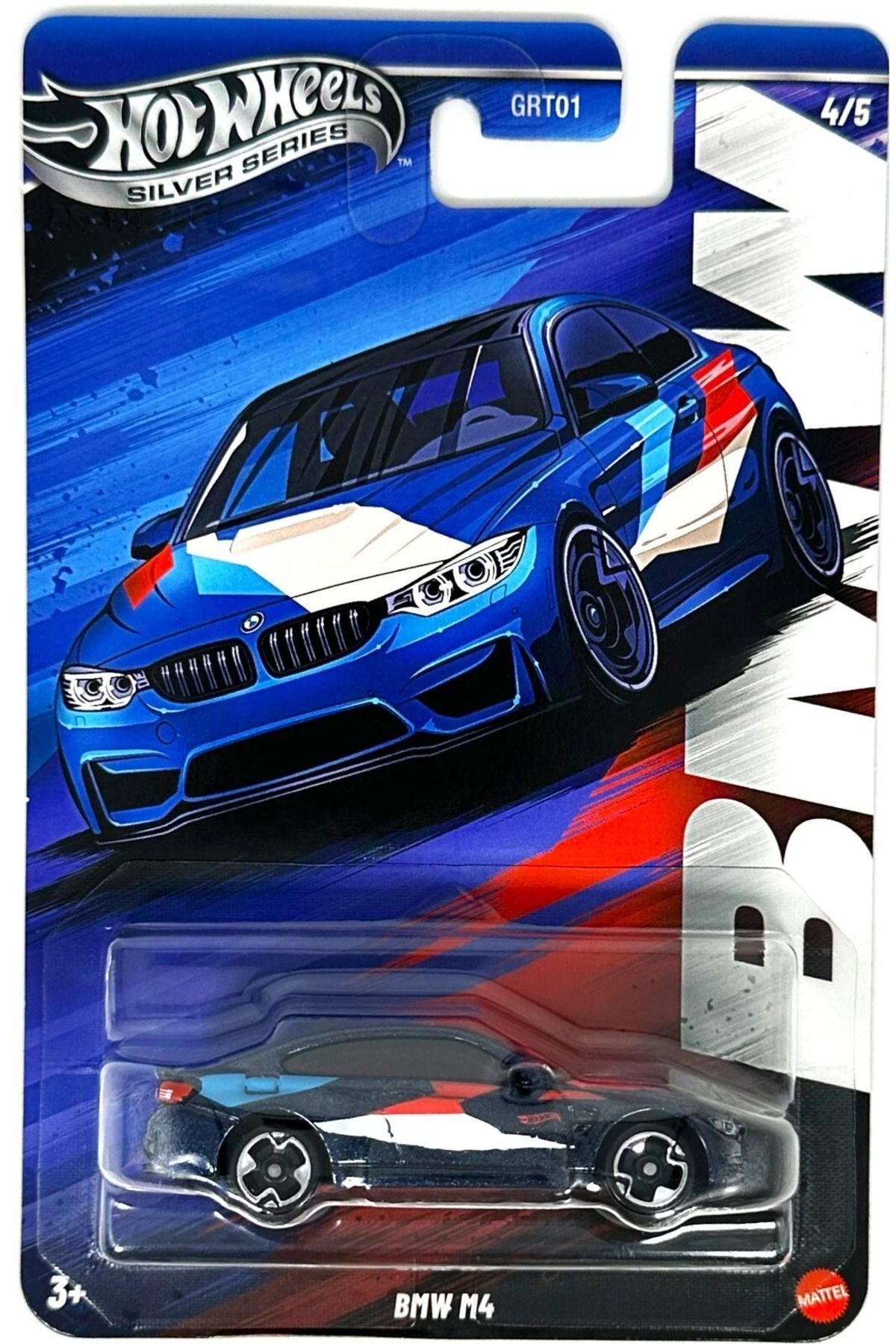 HOT WHEELS BMW M4 Silver Series Uzun Kart Yarış Model Araba