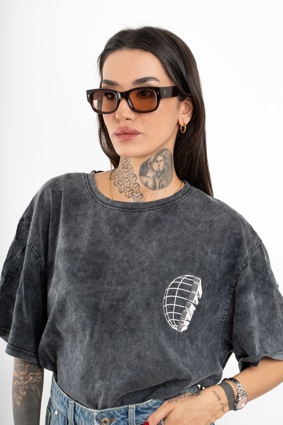 VAS.QUE Unisex Retro Tarz Kare Güneş Gözlüğü UV400