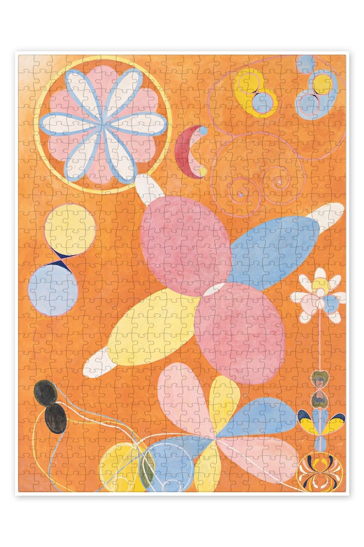 Jeronkarji En Büyük On, No. 4, Gençlik 500 Parça Puzzle Yapboz Bohem Soyut Sanat Temalı