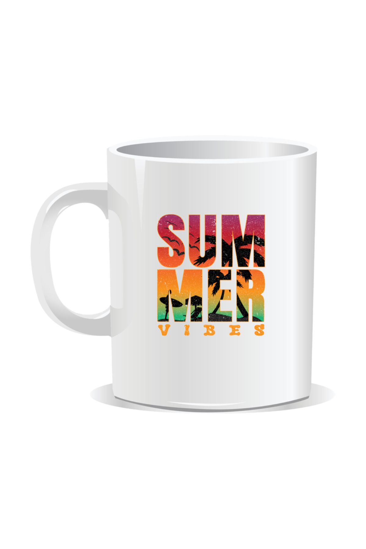 OEM-Personalized mug with summer messages, Summer Vibes 3 - White interior 2