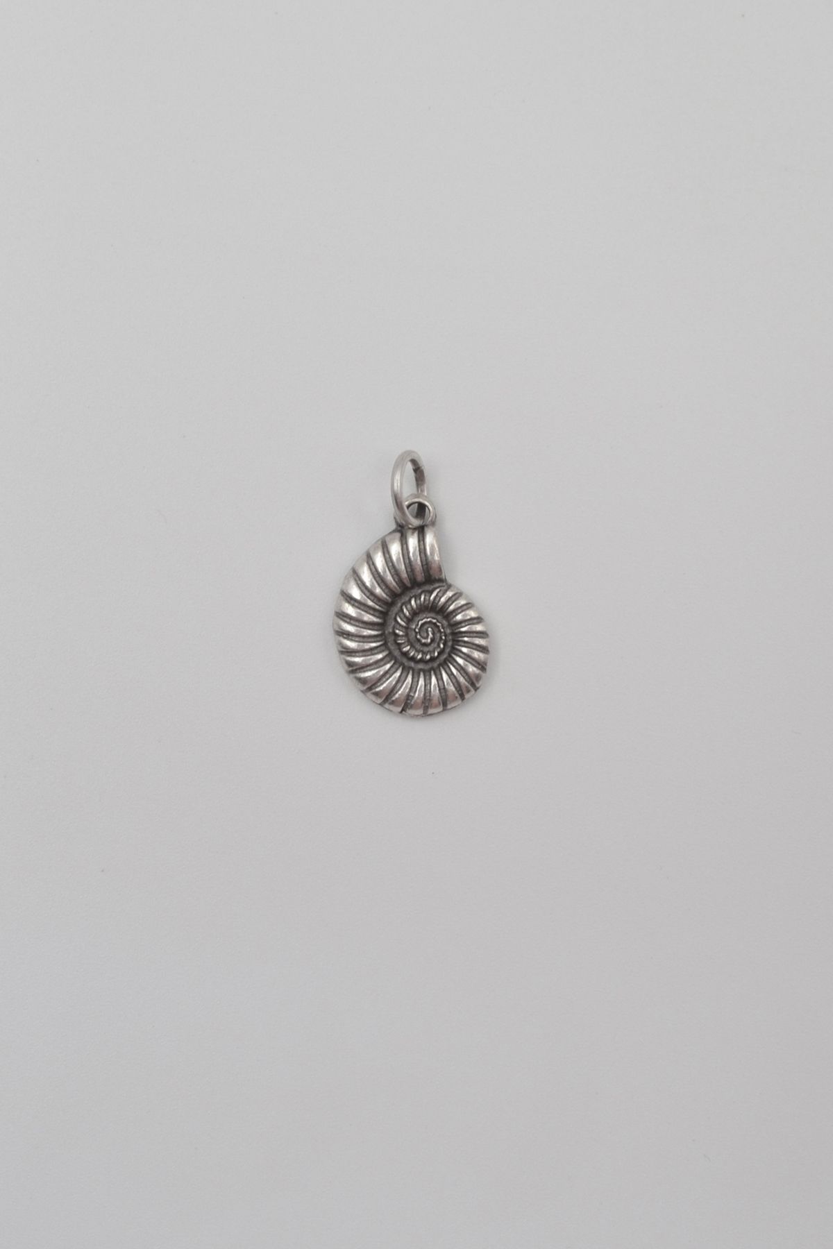 Bu Farklı-Breloc Spiral Conch - Placat cu argint antic - Femei Bărbați 3