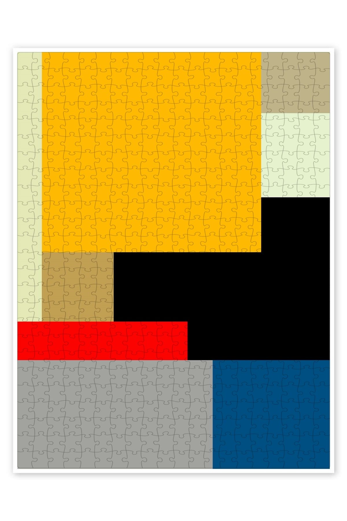 Jeronkarji Modernizm 500 Parça Puzzle Yapboz Bohem Soyut Sanat Temalı