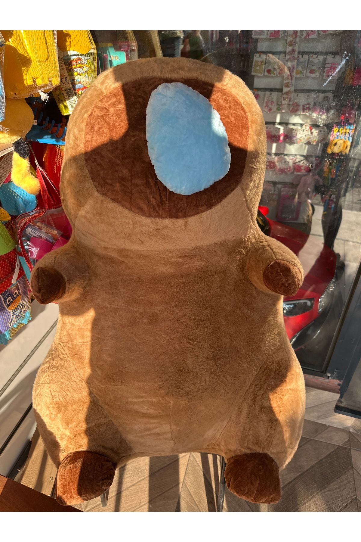 u-toys Dev boy capy bara özel üretim capy bara fonksiyonlu capy bara 1 mt + boyuncak kapibara