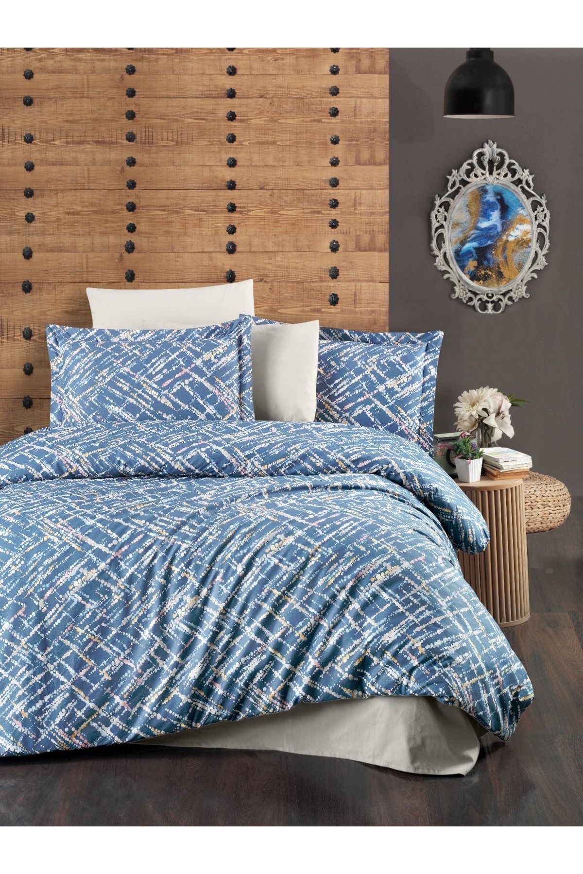 SELONYA nevresim takımı çift kişilik %100 cotton