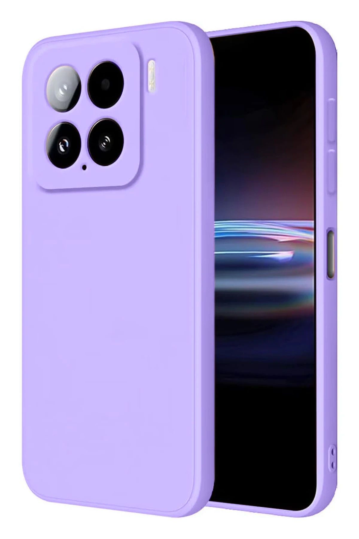 CepteToptan Xiaomi Mi 15 Pro Kılıf Nano içi Kadife Silikon - Lila
