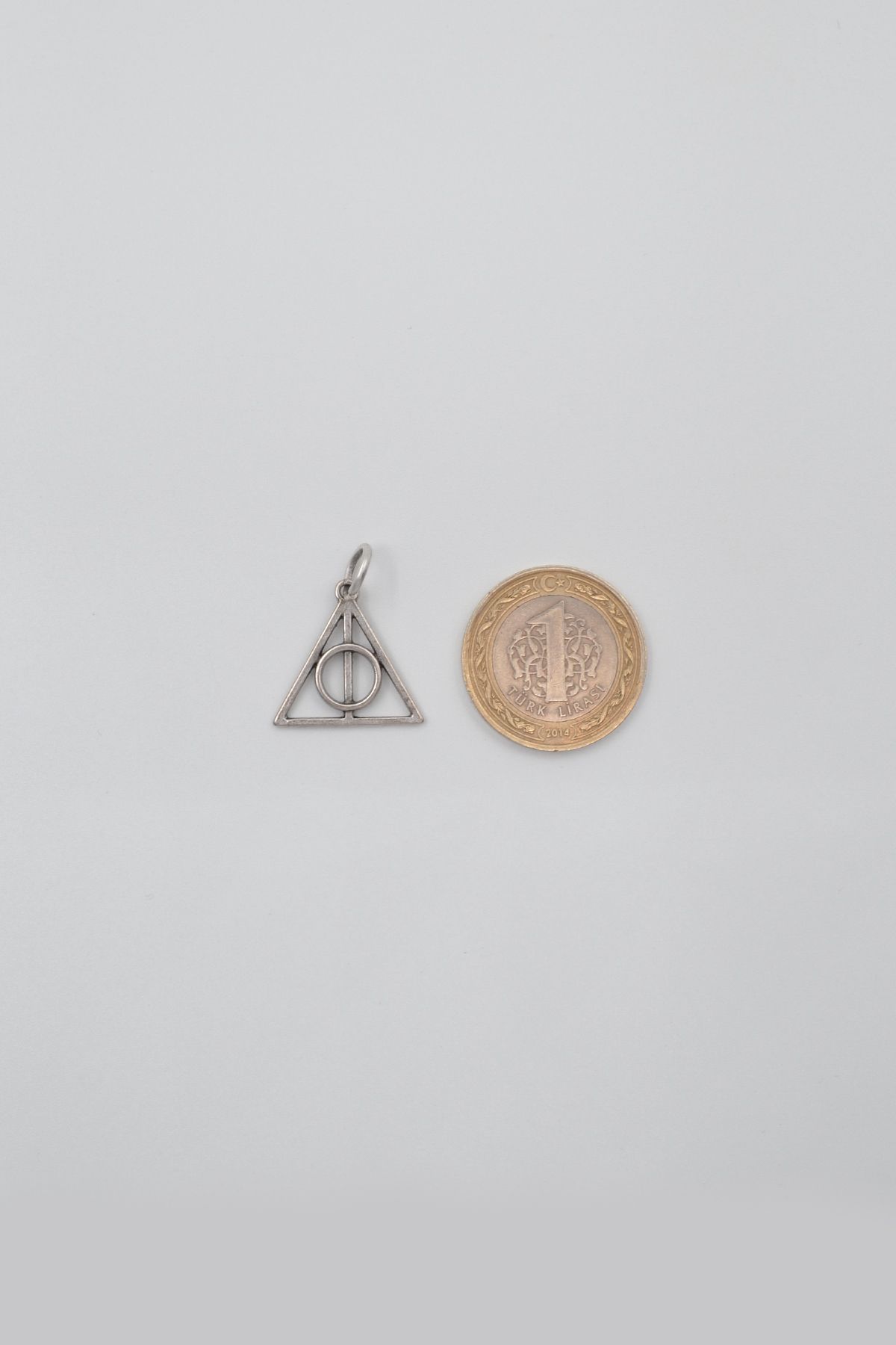 Bu Farklı-Breloc minim Harry Potter Relicvele Morții - Placat cu argint antic - Femei Bărbați 5