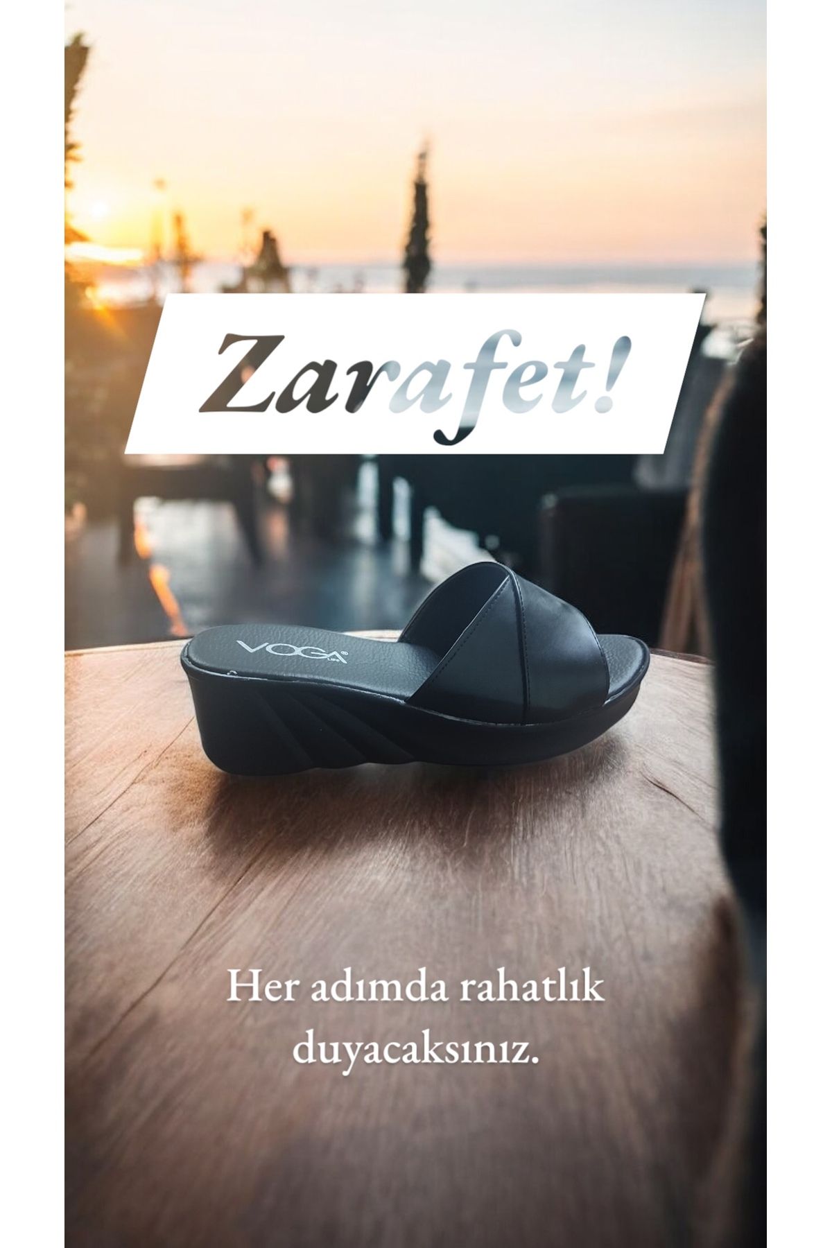 Voga Konay 2100 platform taban fantazi terliği
