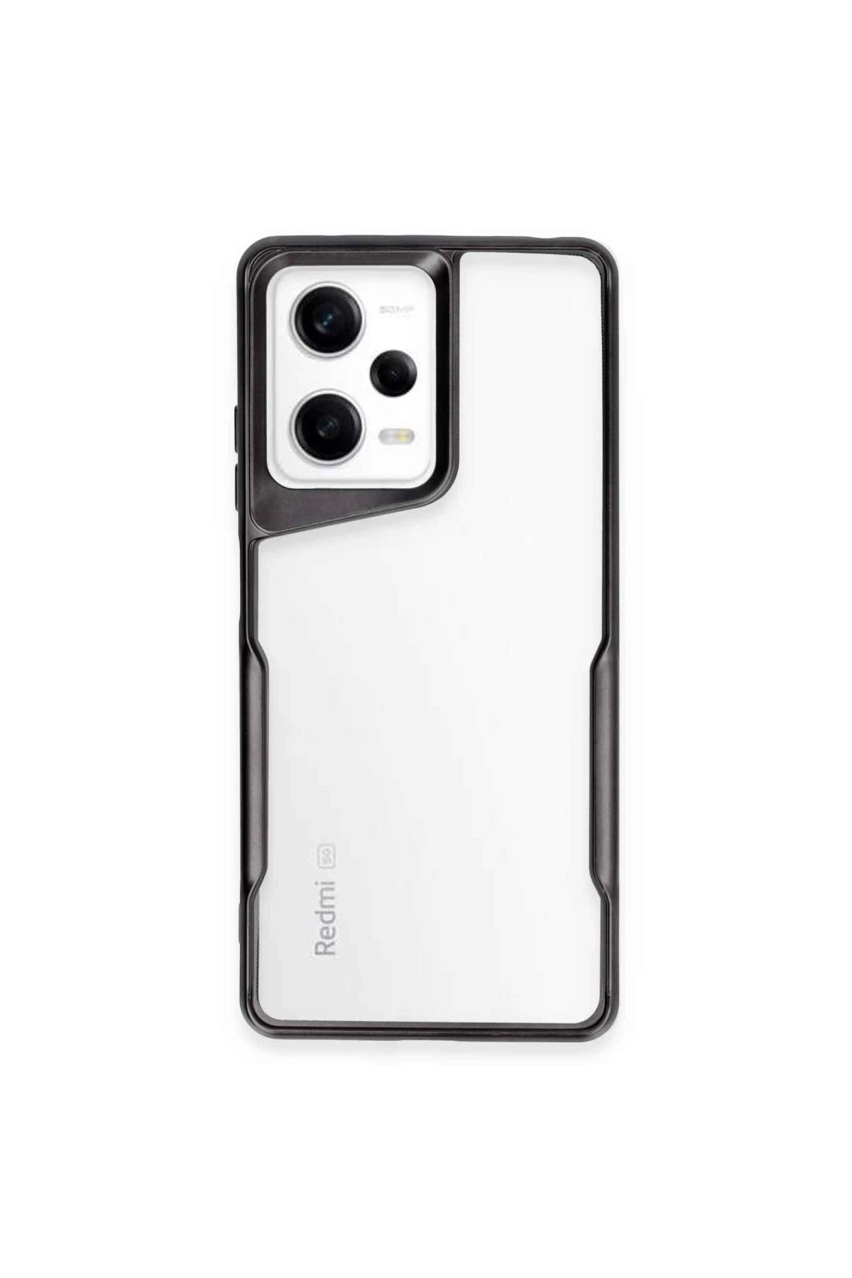 Toptan Bulurum Xiaomi Redmi Note 12 Pro 5G Kılıf Boyi Silikon Kapak - Siyah
