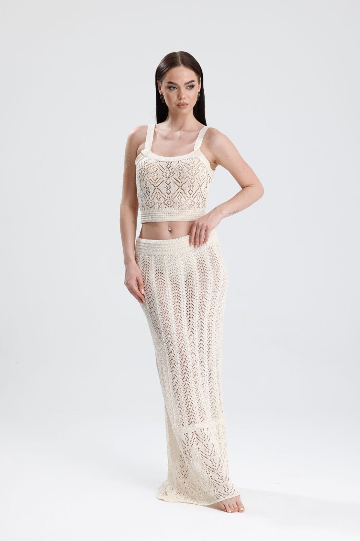 Aphrodite Bodrum Triko Etek Takım
