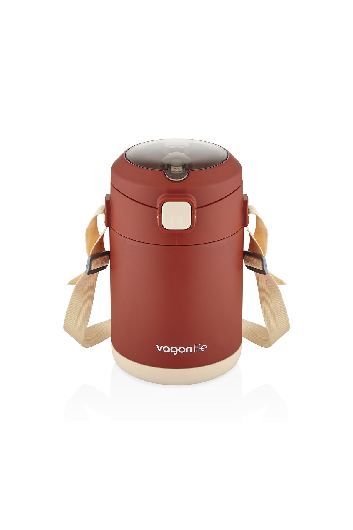 Vagonlife çelik yemek termos işi yalıtımlı 2 kaseli 1.8 LT sızdırmaz vakumlu termos