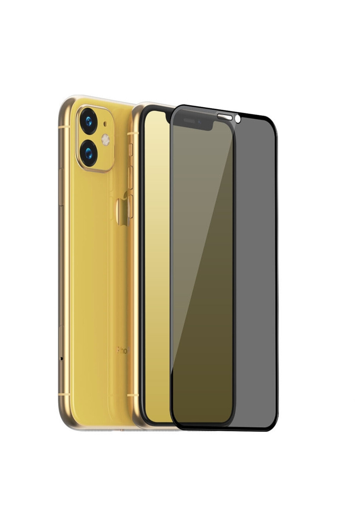 OEM Folie De Sticlă 5d Pentru Apple Iphone 11, Sticlă De Confidențialitate, Folie De Securitate Cu Duritate 9h - One Size
