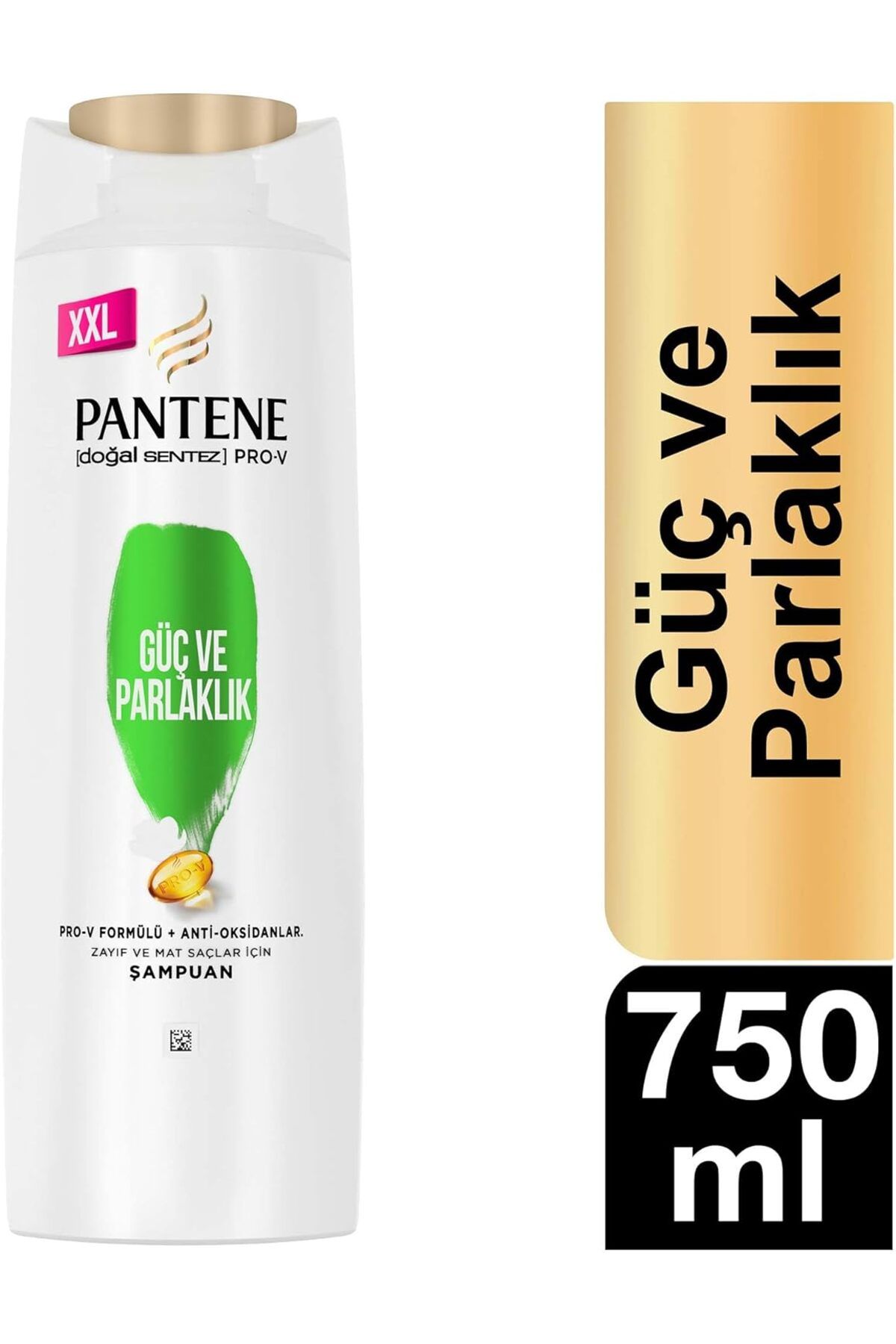 Pantene-Natural Synthesis Shampoo for Strength and Shine 750 ml 2