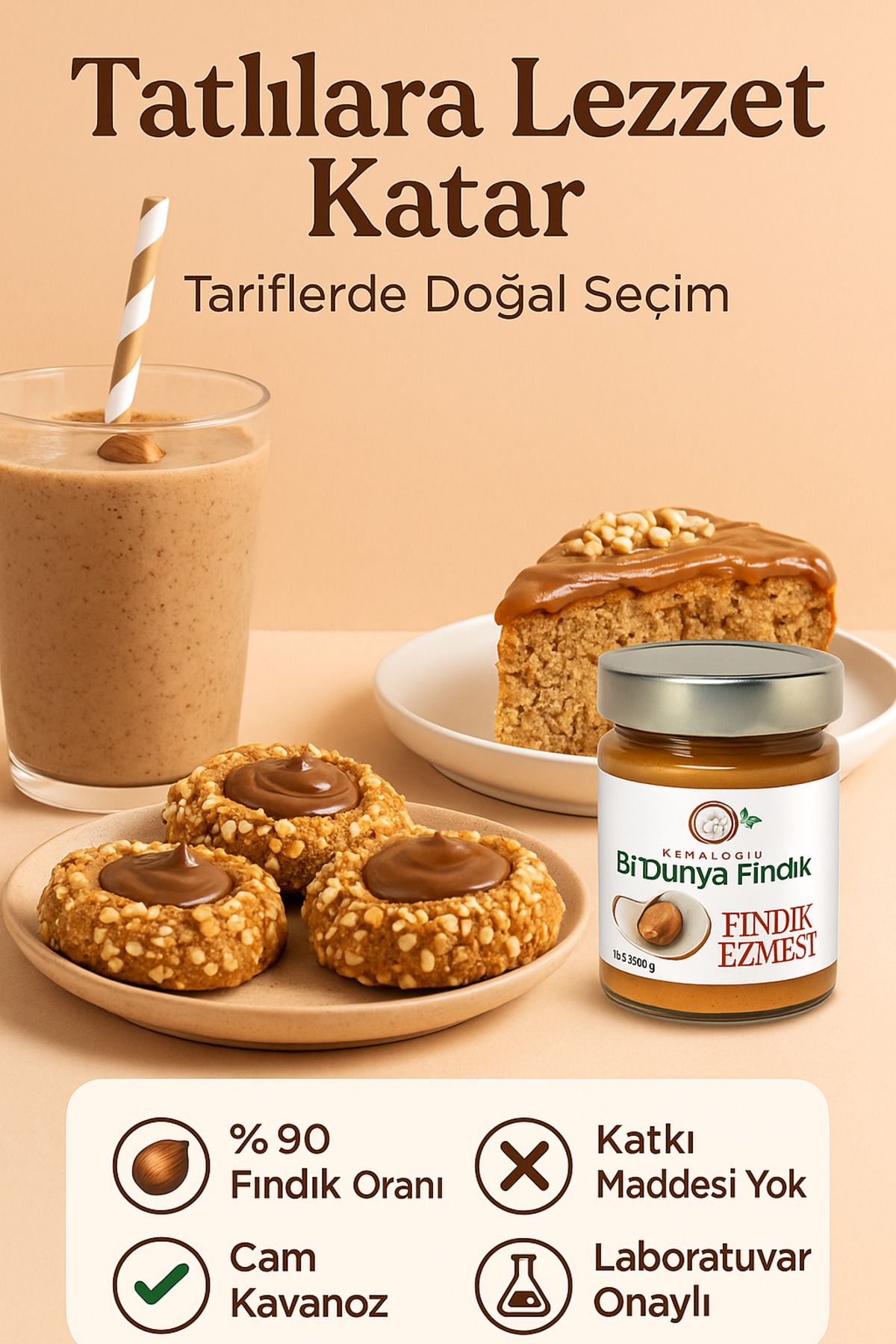 Toptancı Amca 330g Kavanoz – Katkısız Doğal %90 Fındıklı Ezmesi (Yerli Üretim)