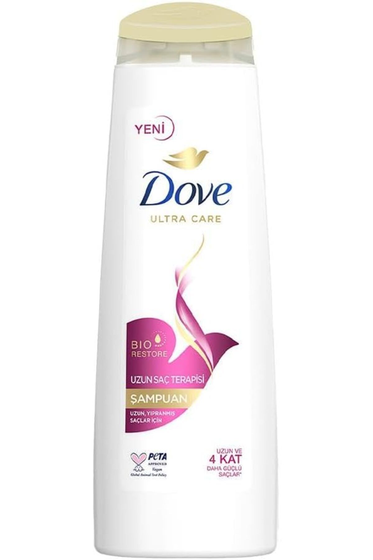 DOVELED Dove Ultra Care Saç Bakım Şampuanı Uzun Saç Terapisi Uzun Yıpranmış Saçlar İçin 400 ml