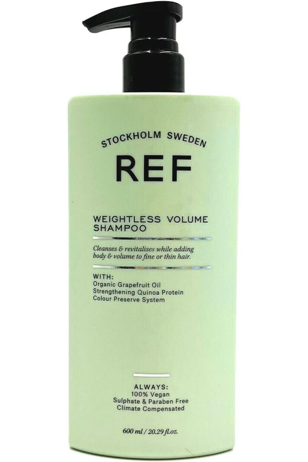 REF STOCKHOLM -Ref Tüm Saç Tipleri Için Hacimlendirici Şampuan 600 ml Weıghtless Volume Shampoo