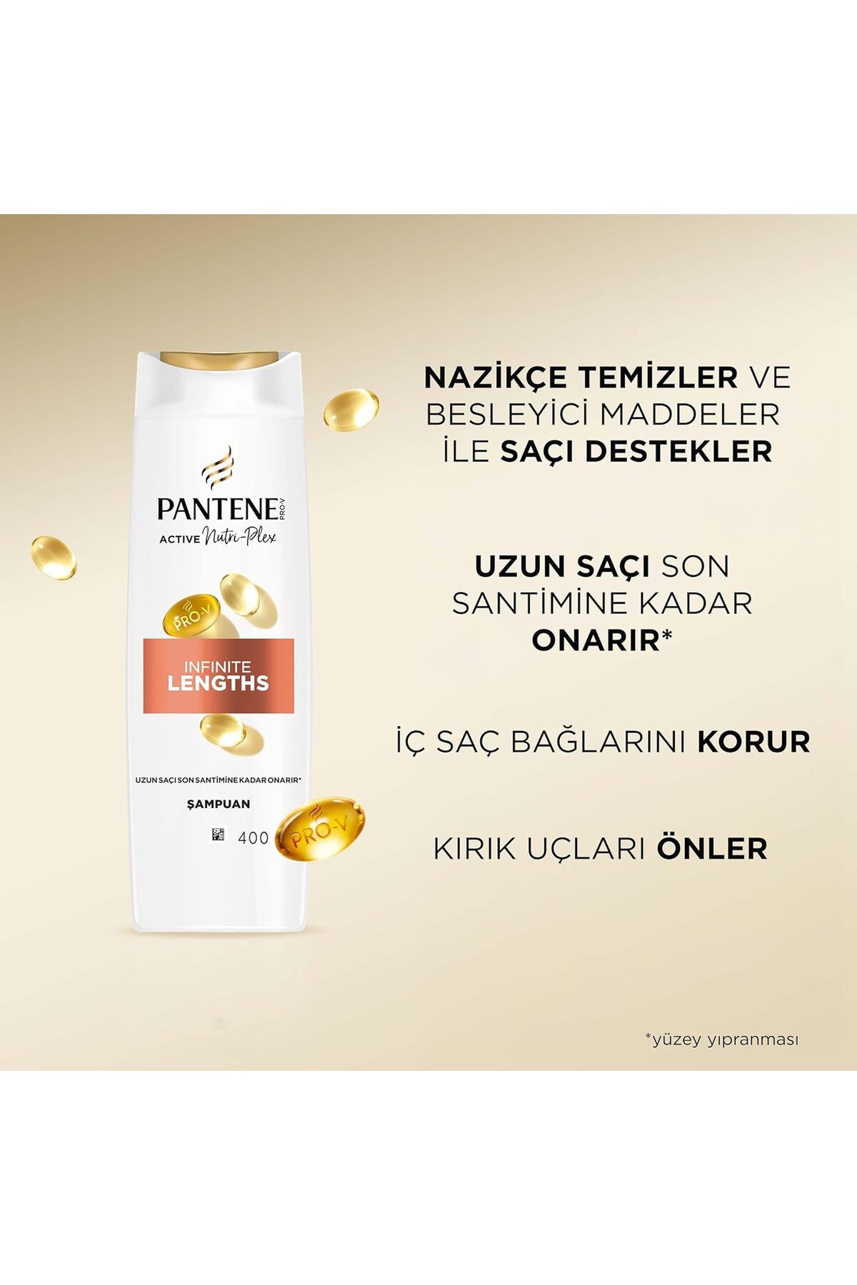 Pantene-Infinite Length Shampoo 400 ml 3