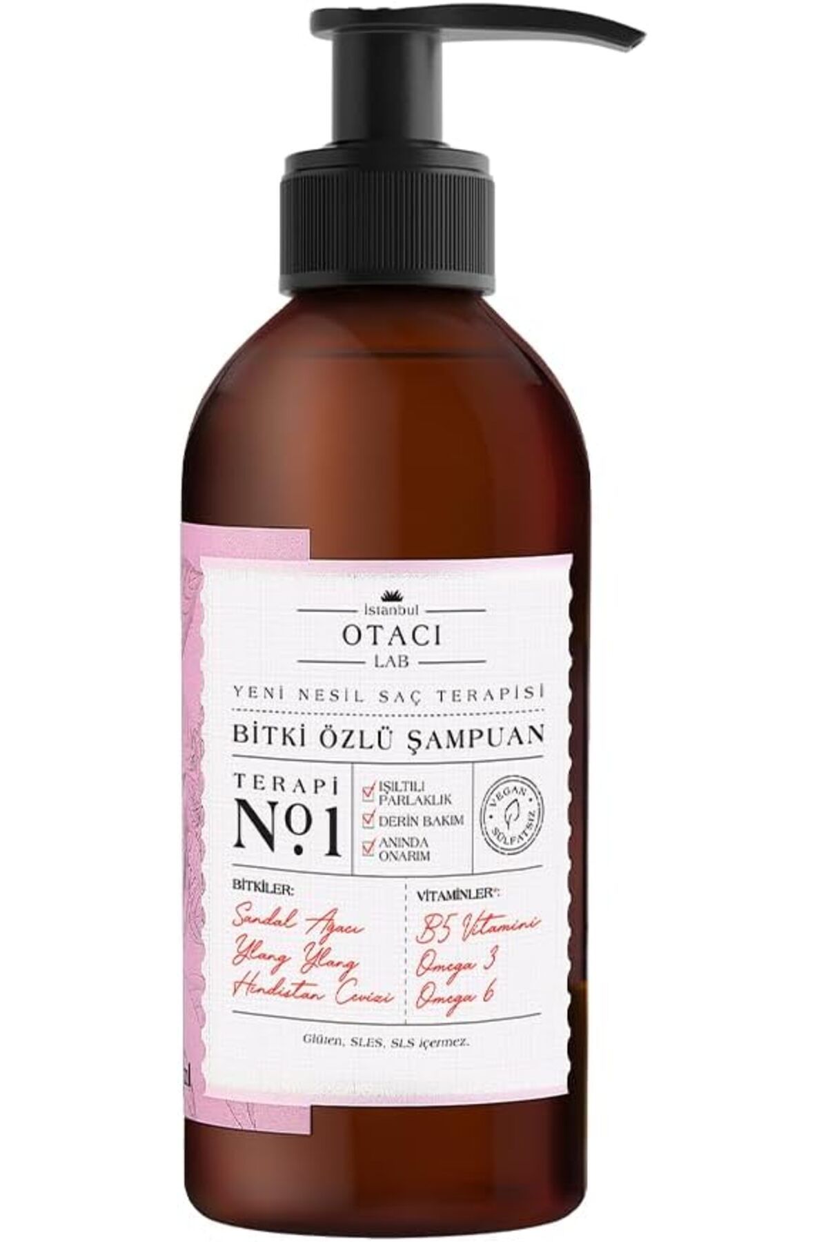 Otacı Otacı Lab Yeni Nesil Saç Terapisi Bitki Özlü Şampuan Terapi No:1 250ml
