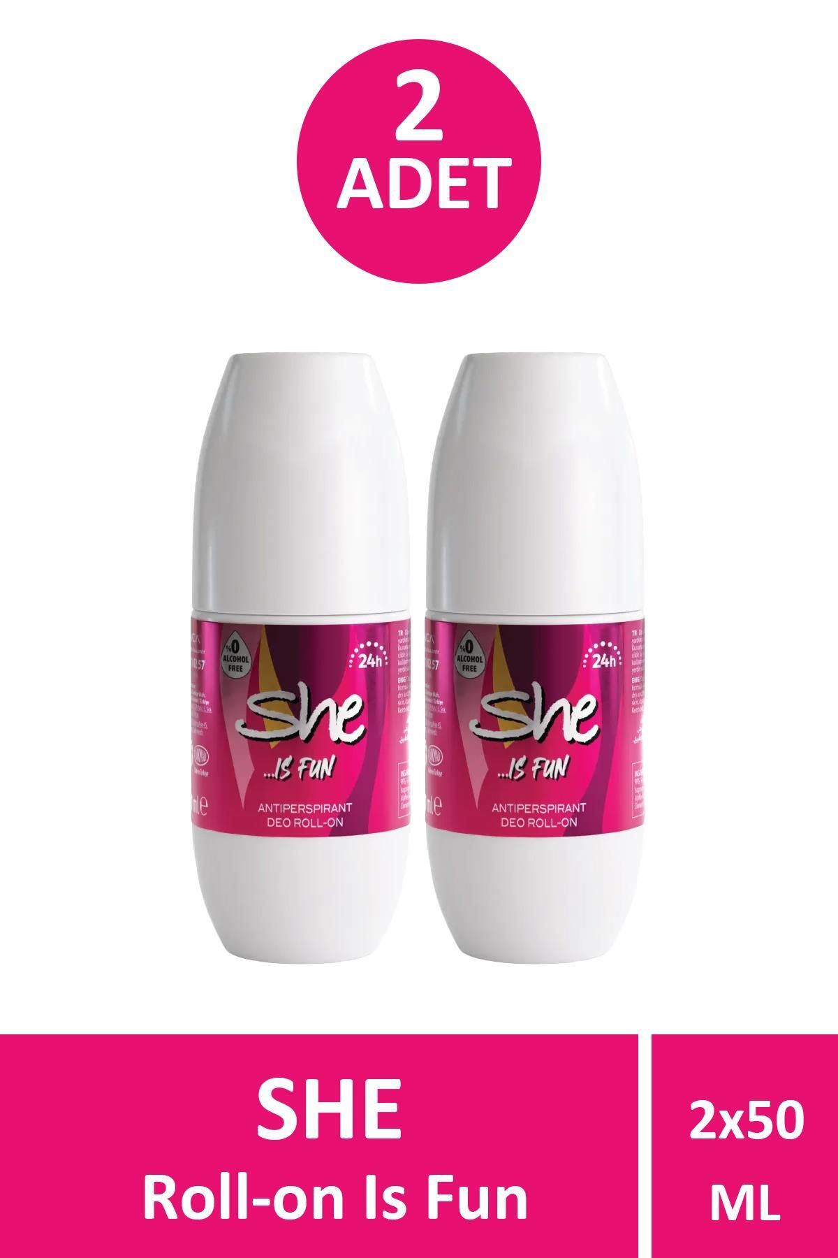 Seddar Collection She Is Fun Roll-On Kadın 50 ml 2 Adet
